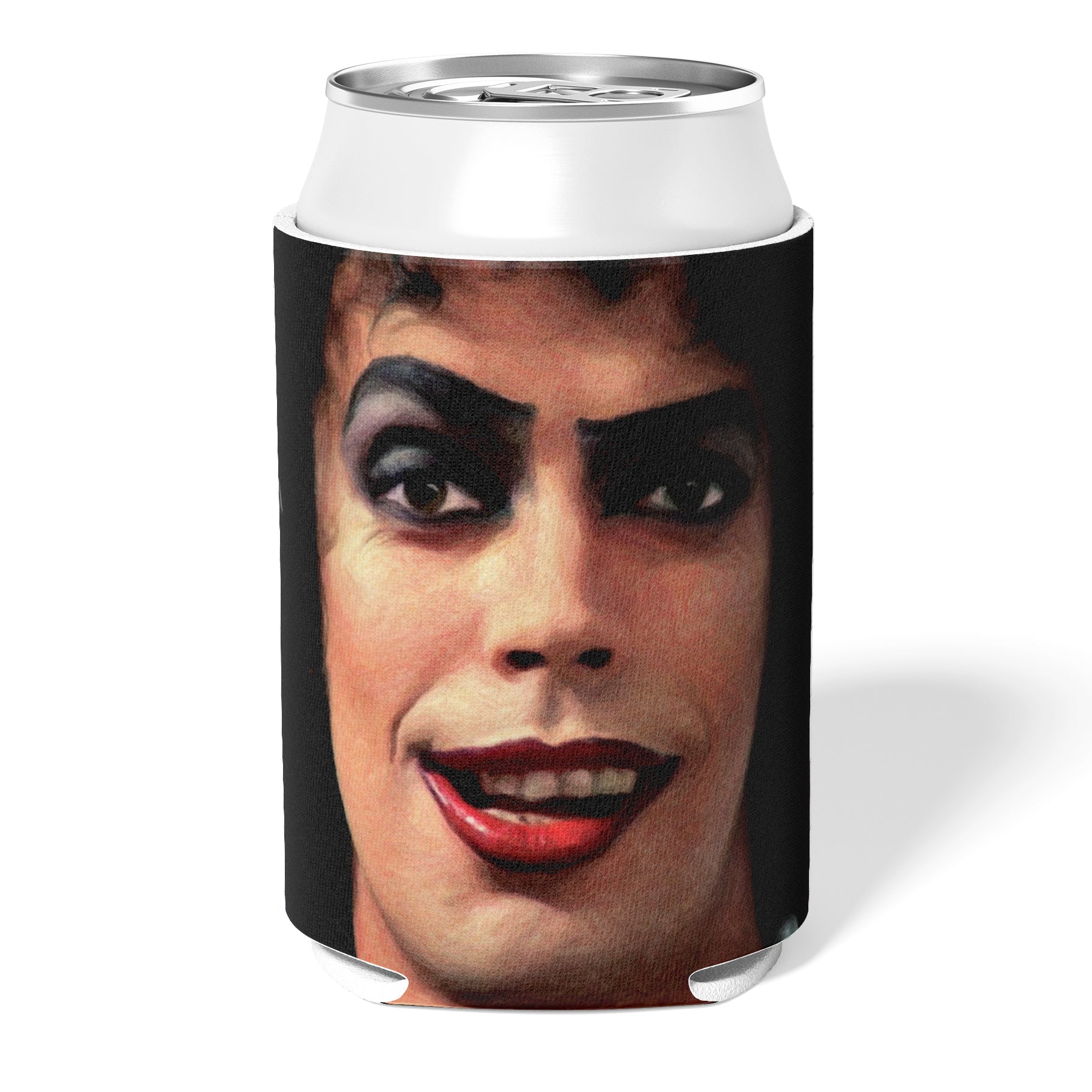 Frank N Furter Rocky Horror Show Insulated Beer Can Cooler - Perfect for Halloween Parties, Movie Nights & Themed Events