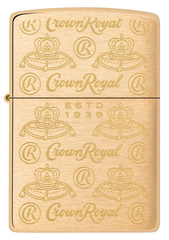 Zippo Crown Royal Collectible Lighters - Windproof & Refillable for Outdoor Adventures, Camping, and Everyday Carry