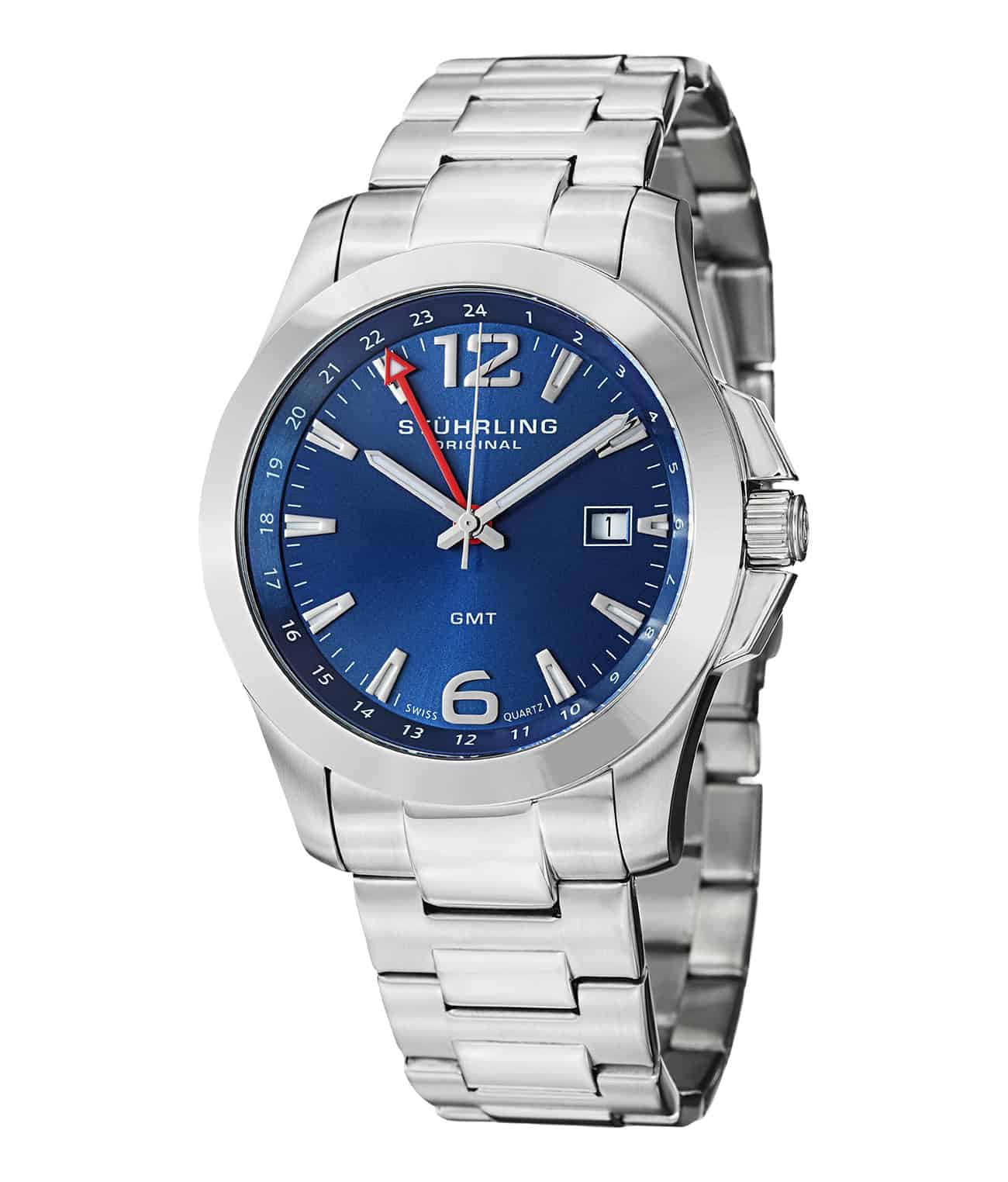 Esprit GMT 532 Quartz 42mm Classic Men's Watch - Stylish Analog Watch with Date Display for Business, Travel & Everyday Wear