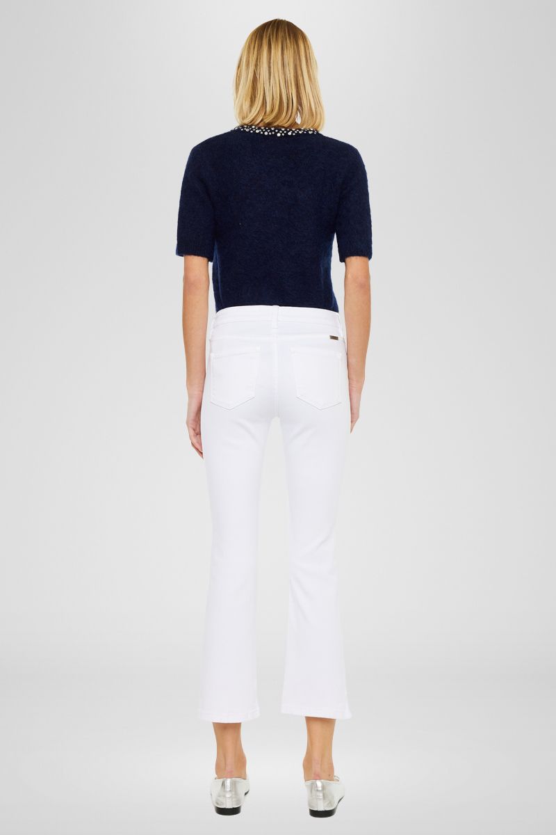 Bristol High Rise Kick Flare Jeans for Women - Stretchy Denim Pants with Flared Legs - Perfect for Casual Outfits, Date Nights & 70s Vintage Style Looks