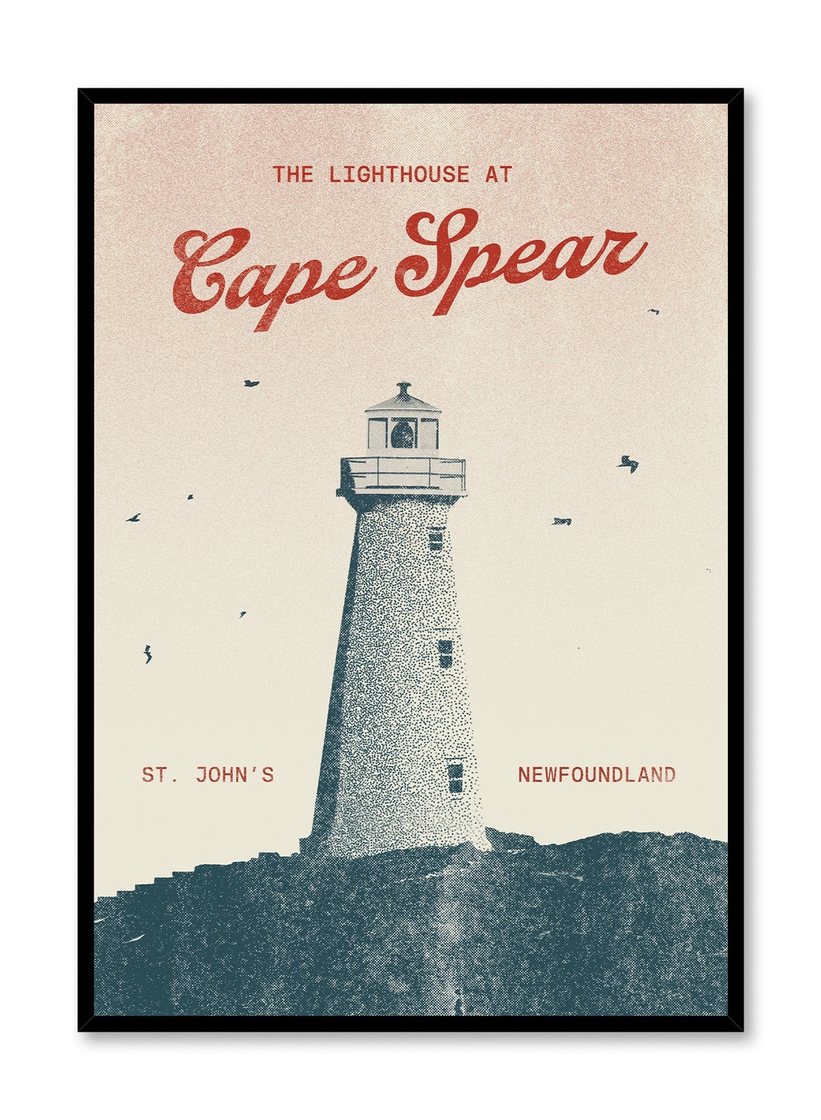 Find the Lighthouse Poster - Vintage Nautical Wall Art Decor for Home, Office & Gifts - Perfect for Coastal, Beach & Nautical Theme Rooms