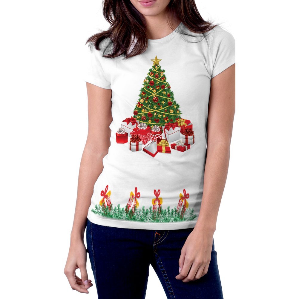 Winter Christmas T-Shirts for Women - Festive Holiday Graphic Tees Collection | Cozy Seasonal Outfits for Parties & Family Gatherings