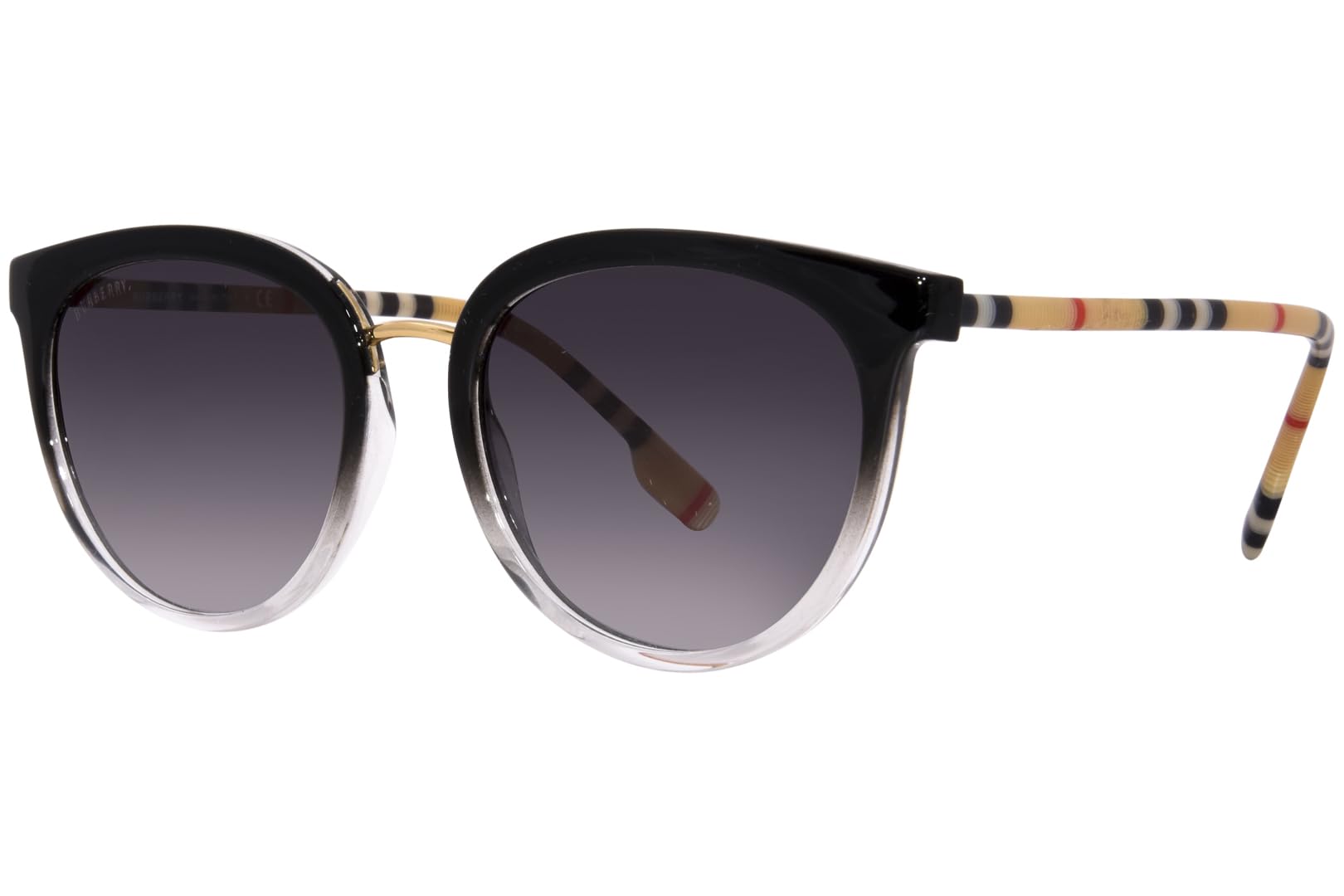 BURBERRY BE 4316 39188G Black Gradient Sunglasses for Women & Men - Stylish UV Protection Shades for Driving, Beach & Outdoor Fashion