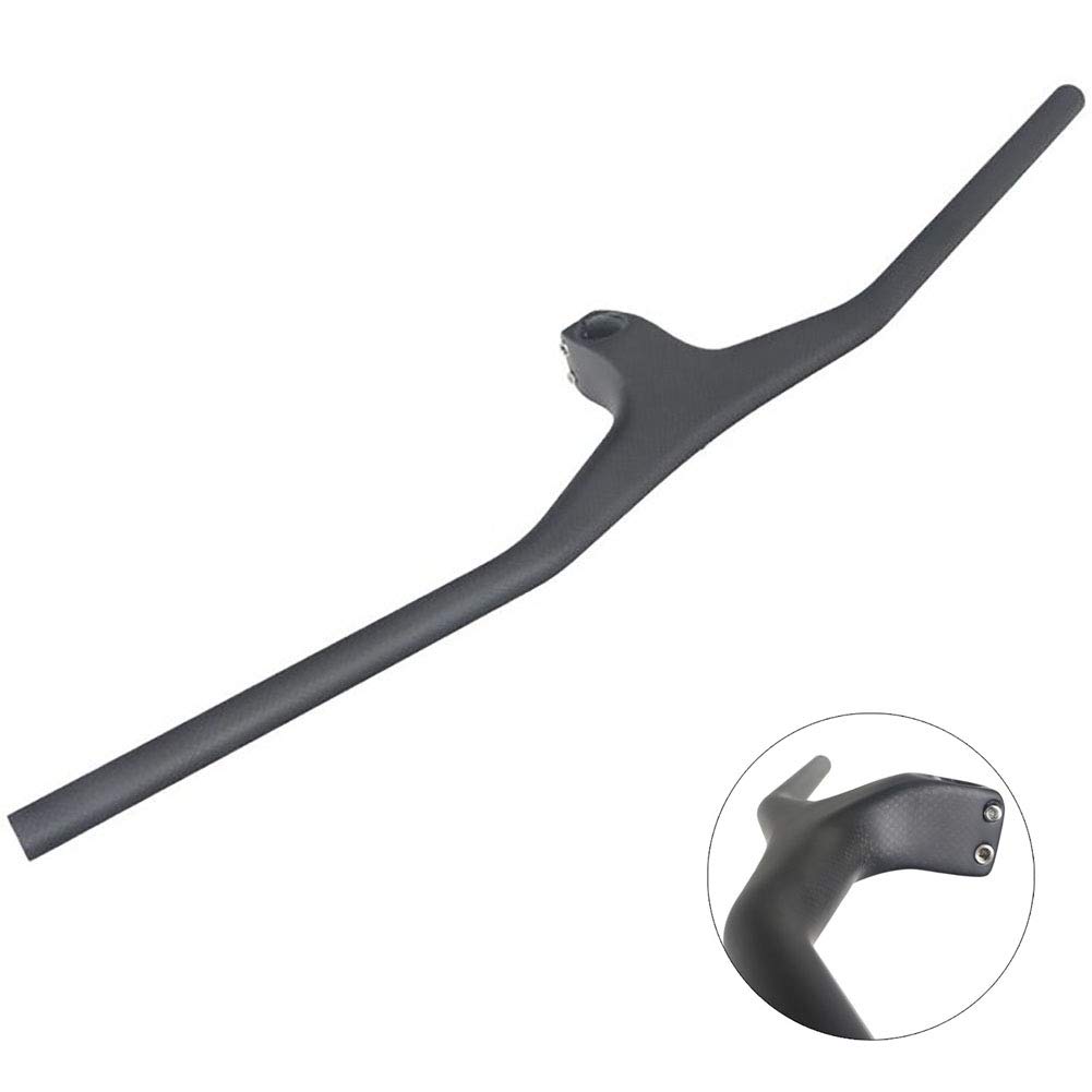 Full Carbon Fiber MTB Mountain Bike Handlebar - 600mm to 720mm Length Options, 17° Rise, Lightweight & Durable - Perfect for Trail Riding, Downhill & Cross-Country Cycling