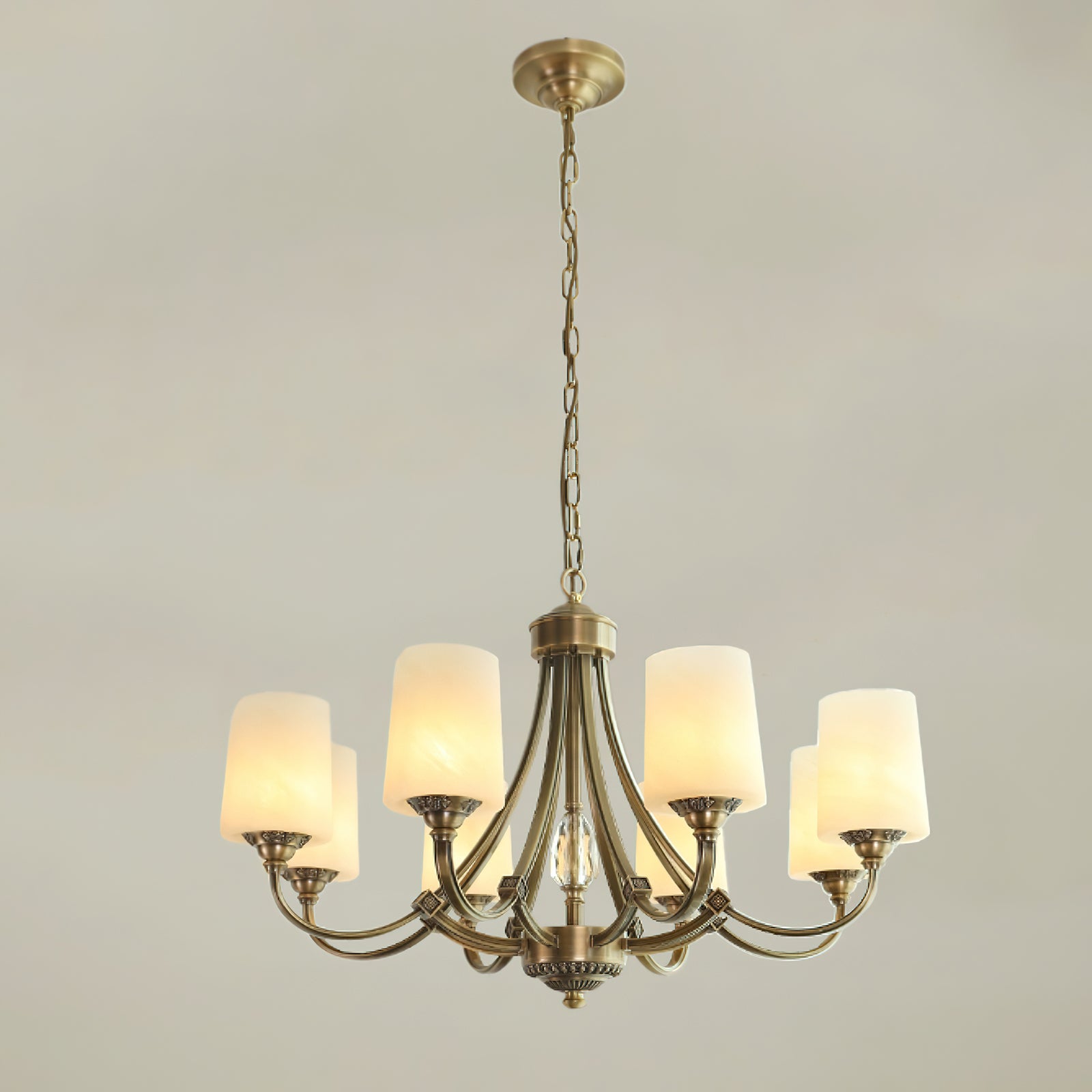 Etesian Crystal Chandelier - Modern Luxury Ceiling Light Fixture for Dining Room, Living Room & Bedroom | Elegant Home Decor Lighting for Wedding, Hotel & Restaurant