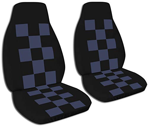 Black and Blue Gray Checkers