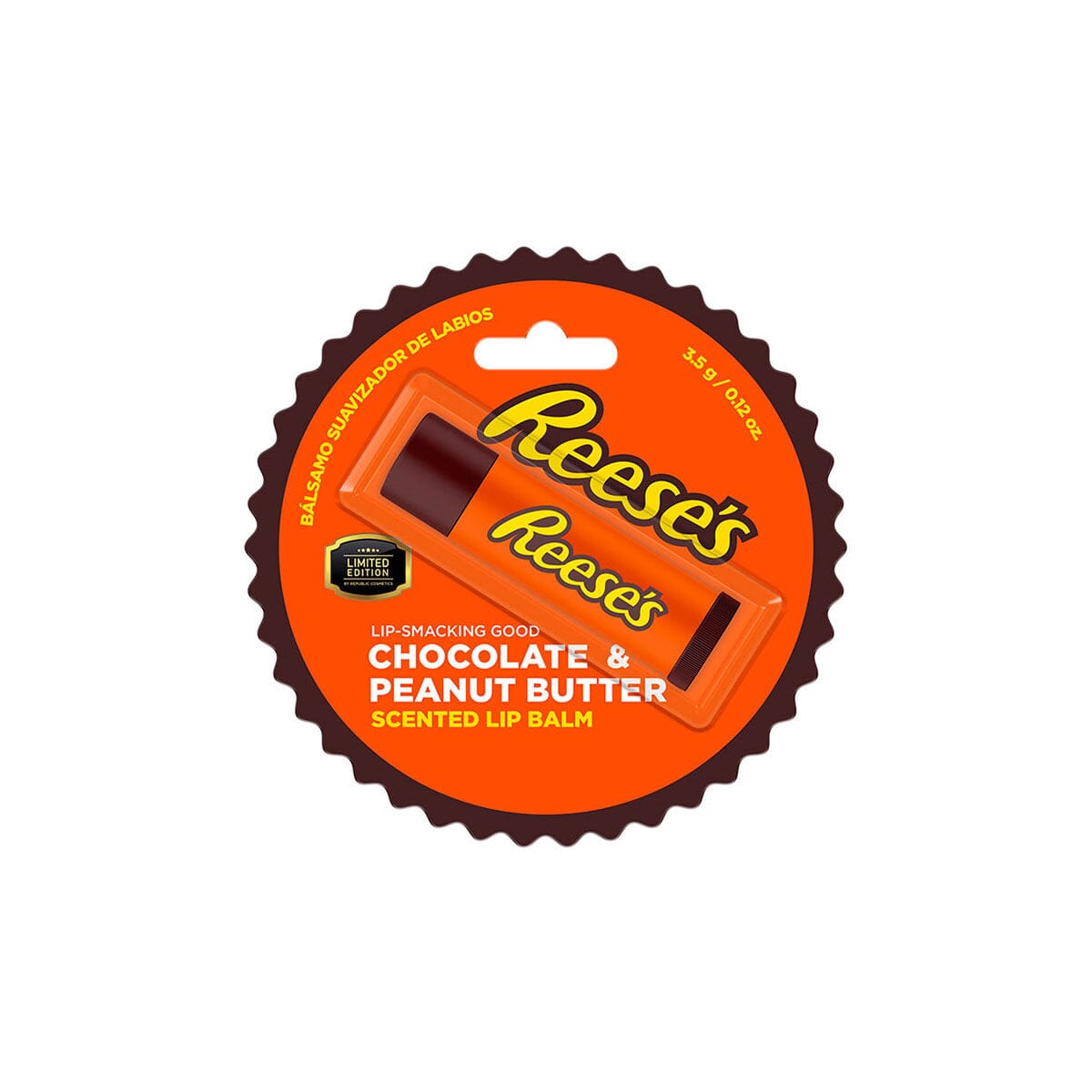 Reese's Peanut Butter Cup Lip Balm - Moisturizing & Nourishing for Dry Lips - Perfect for Winter, Outdoor Activities & Daily Hydration