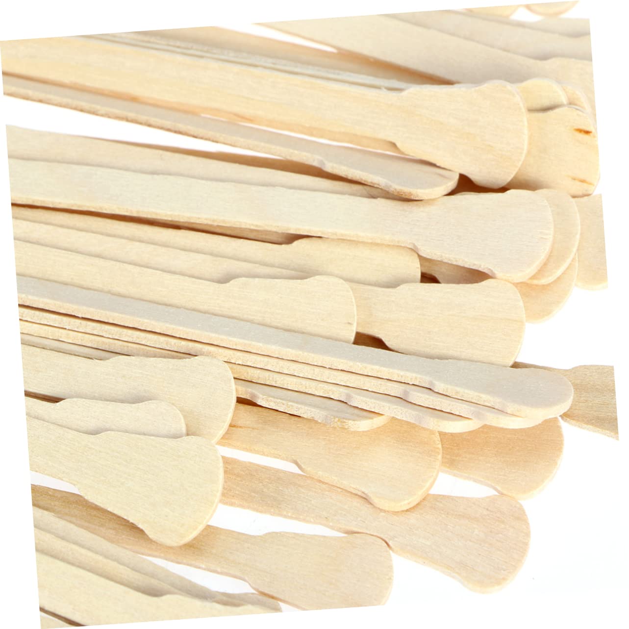 50pcs Wooden Waxing Spatulas - Natural Wood Wax Spatula for DIY Candle Making, Wax Melts, Soap Crafting & Beauty Treatments - Perfect for Home Spa, Wax Art & Skincare Professionals