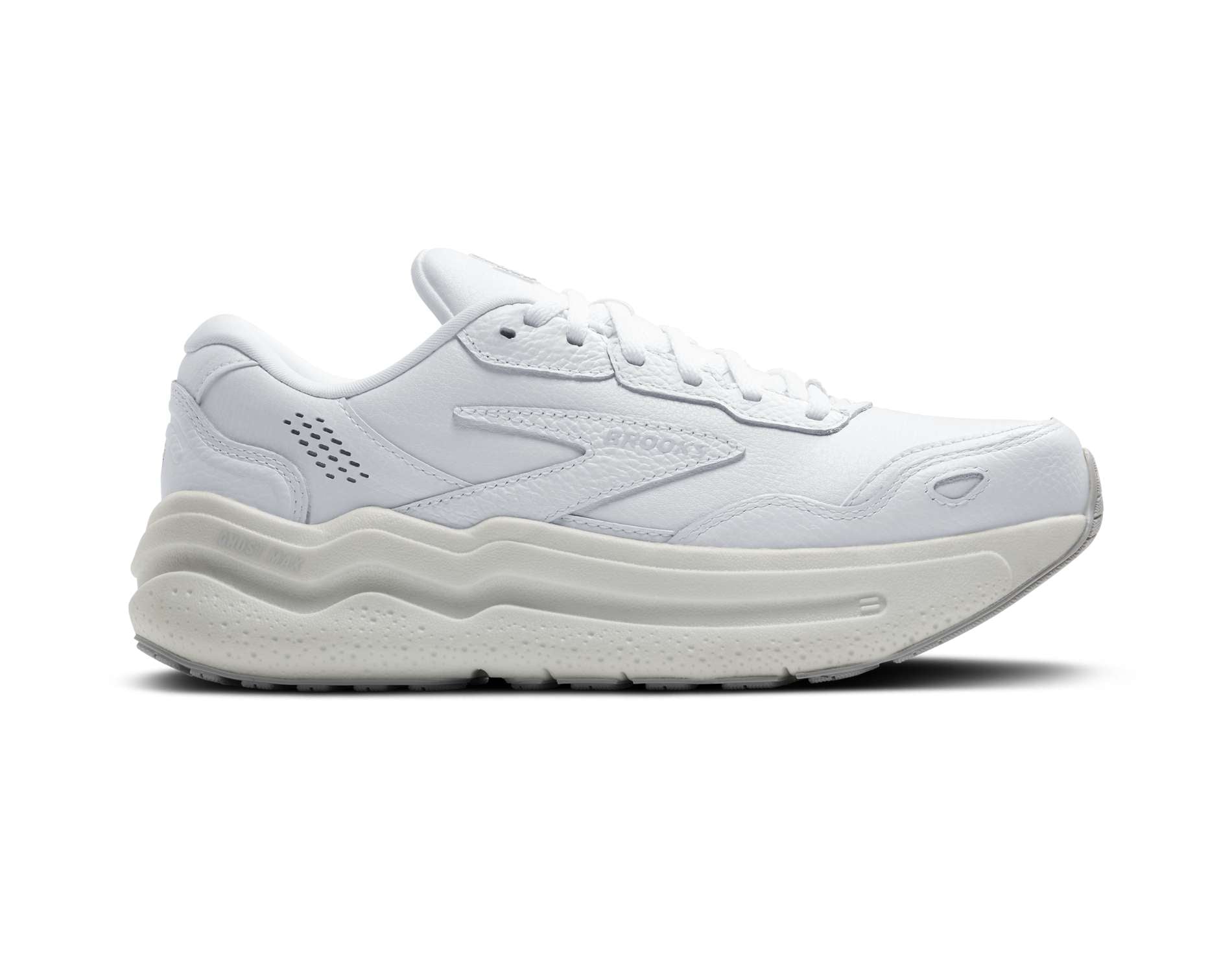 Brooks Ghost Max 2 Men's Wide Running Shoes - Premium Leather Cushioned Sneakers for Long Distance Running & Gym Workouts