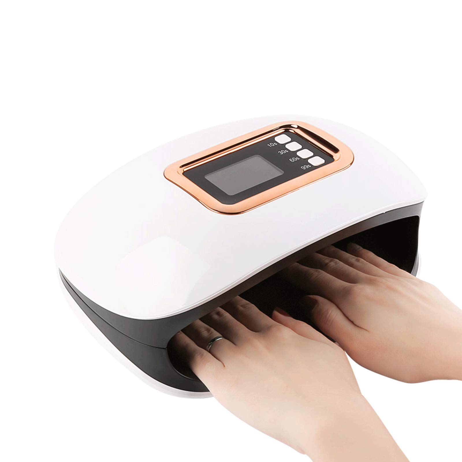72W UV LED Nail Lamp with 36 LED Beads - 4 Timer Settings (10s/30s/60s/99s) & Auto Sensor - Professional Salon-Grade Nail Dryer for Gel Polish Curing - Perfect for Home Manicure, Nail Art DIY & Professional Salon Use