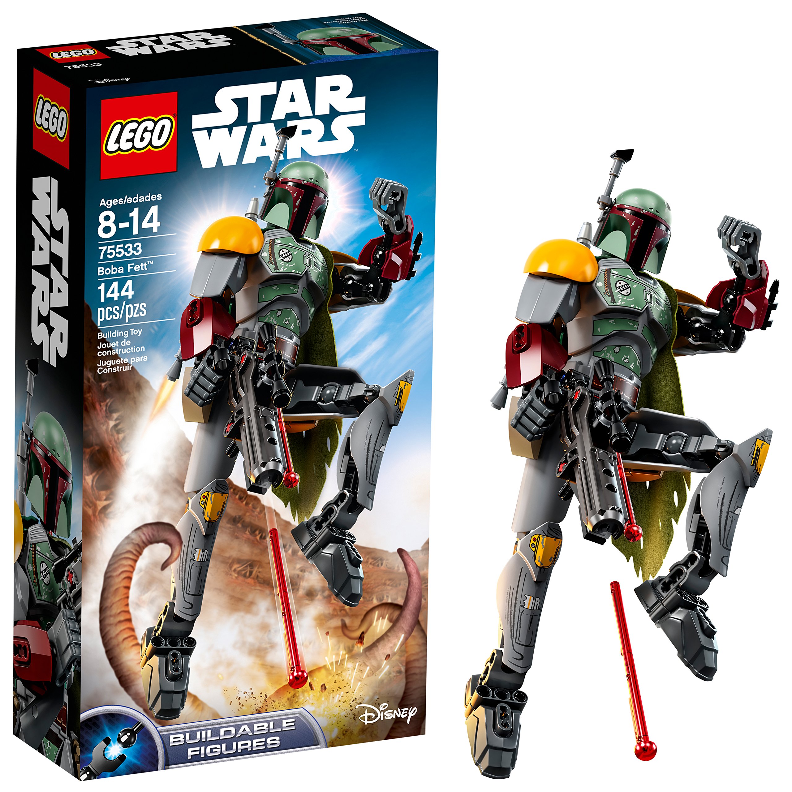 LEGO Star Wars: Return of the Jedi Boba Fett 75533 Building Kit (144 Pieces) - Ultimate Collectible Model for Star Wars Fans & Display Piece for Home or Office