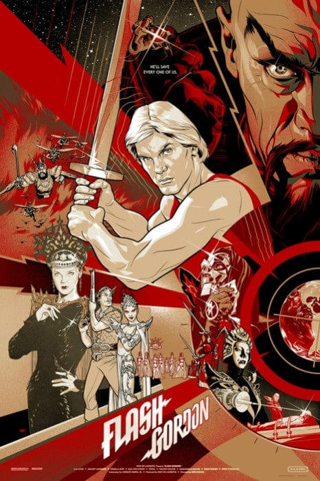 Flash Gordon (1980) - Sci-Fi Adventure Movie DVD/Blu-ray - Classic Space Fantasy Film for Collectors & Movie Nights