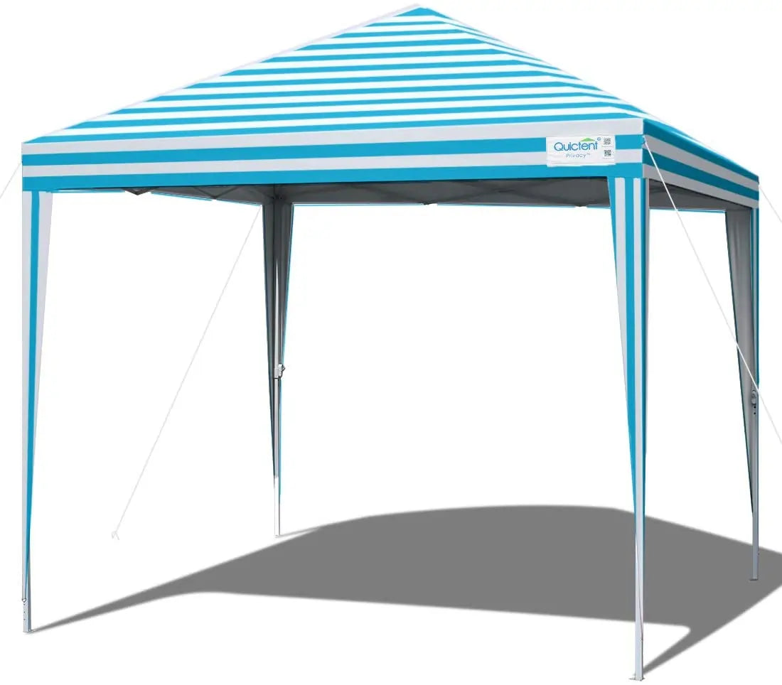 10' x 10' Instant Pop Up Canopy Tent with No Side Walls - Portable Outdoor Shelter for Camping, Beach, Picnics & Backyard Parties