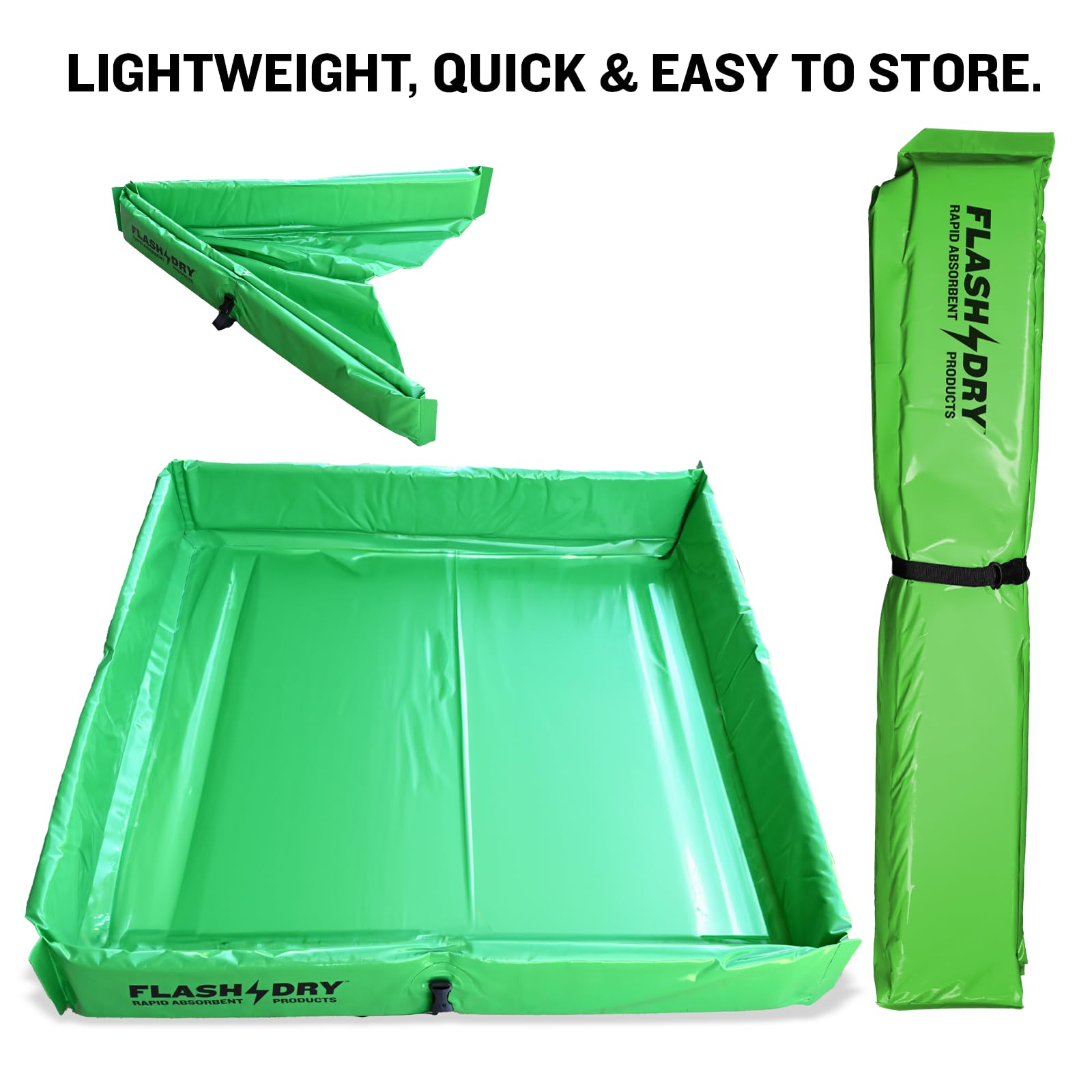4’ x 4’ Portable Spill Containment Berm | Folding Duck Pond for Oil, Fuel & Chemical Spill Control | Heavy-Duty, UV-Resistant, Reusable & Easy to Clean | Ideal for Garage, Workshop & Industrial Use