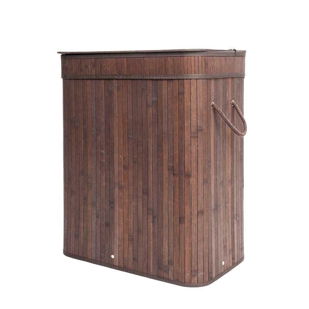 SverdloFG Bamboo Laundry Hamper Basket with Lid - Wicker Clothes Storage Organizer for Bedroom, Bathroom & Laundry Room - Perfect for Sorting Dirty Clothes, Towels and Linens