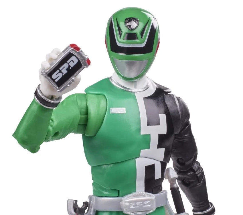 Power Rangers S.P.D. Lightning Collection S.P.D. Green Ranger Action Figure - Collectible Toy for Kids & Adults - Perfect for Display, Play & Cosplay