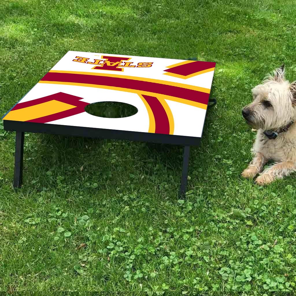 Iowa State University Cornhole Bag Toss Game Set - Official College Team Logo Outdoor Lawn Game for Tailgating, Backyard Parties & Picnics