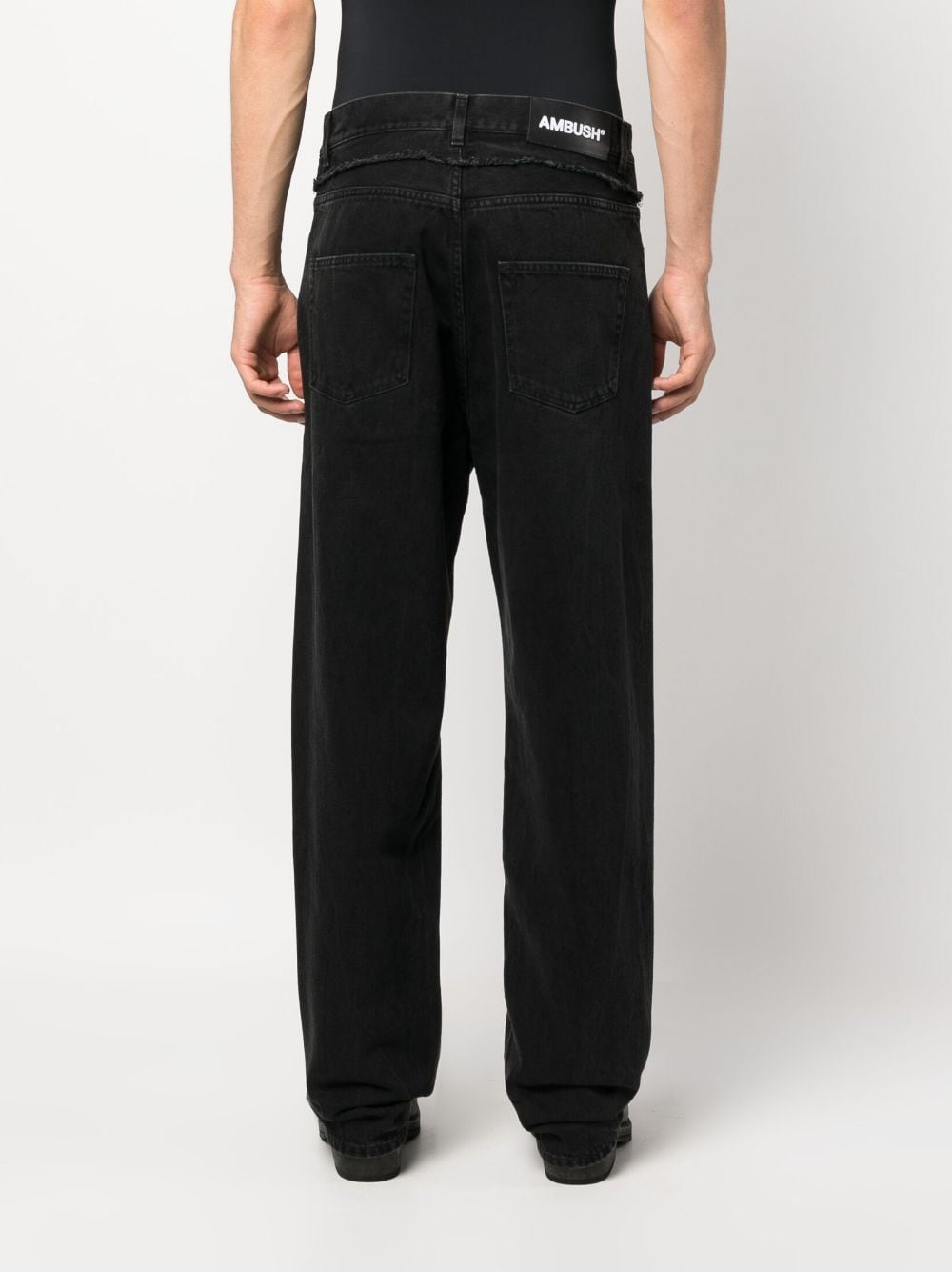 Ambush Black High Waist Skinny Jeans for Women - Trendy Stretch Denim Pants for Casual Wear & Night Out