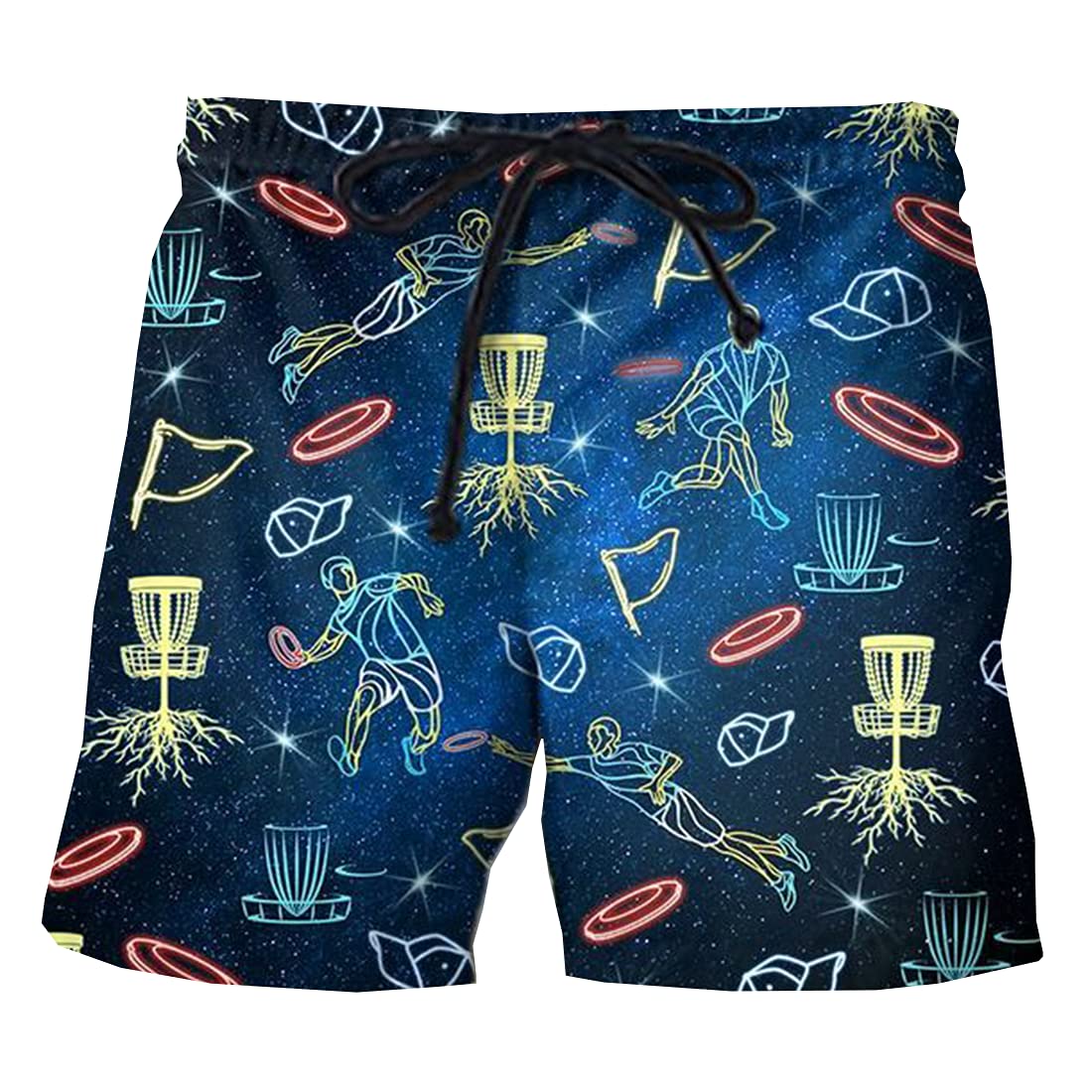 Men's Swim Trunks with Drawstring - Quick Dry Beach Shorts for Summer Swimming, Pool & Vacation - Holiday Swimwear Set 115 for Outdoor Water Activities