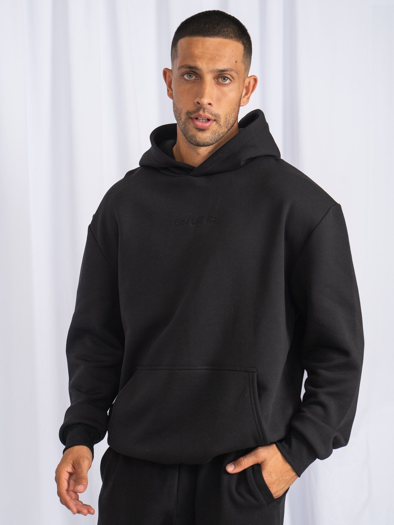 Premium Unisex Black Hoodie - Soft & Comfortable Pullover for Men & Women - Perfect for Casual Wear, Gym, and Outdoor Activities