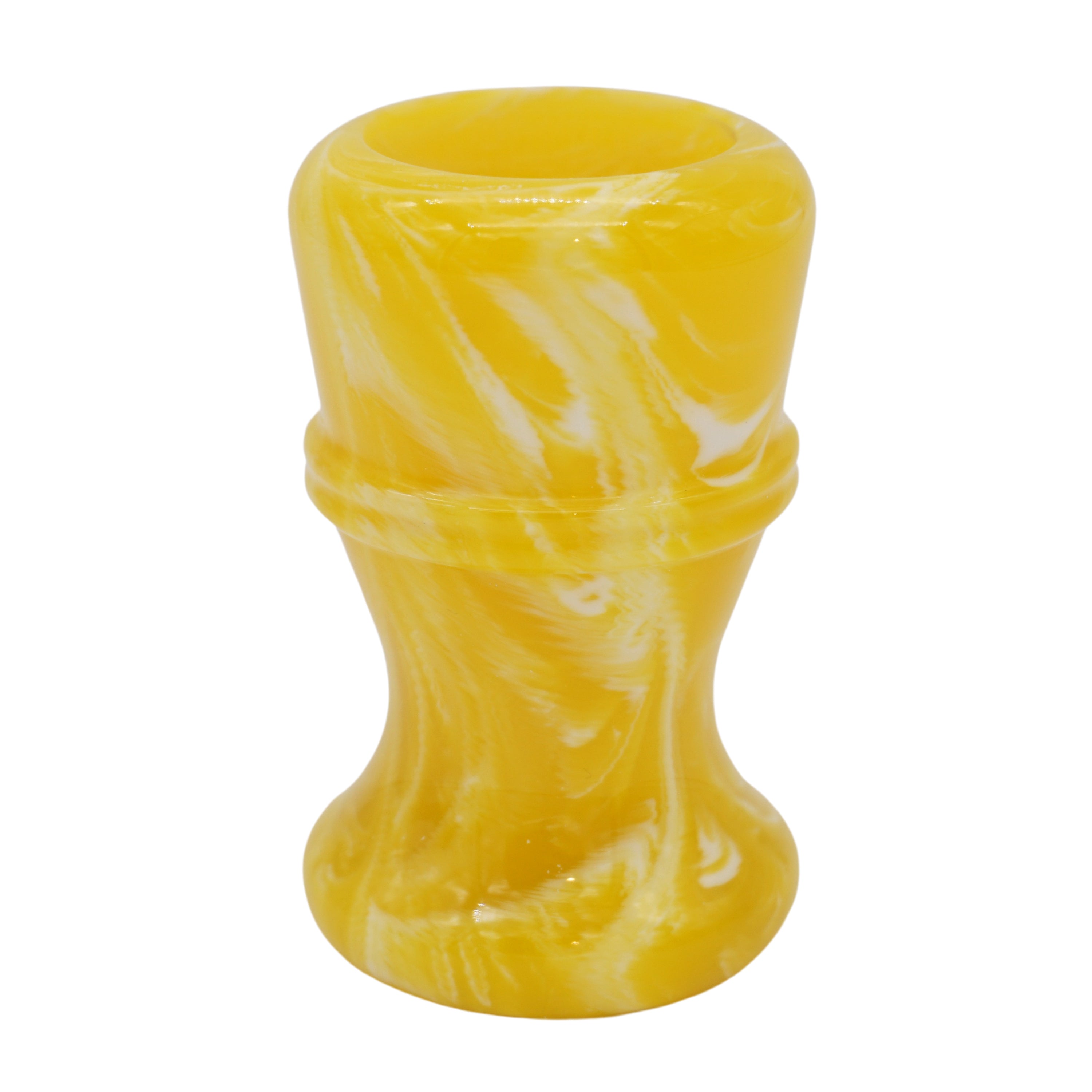Premium Handcrafted Lemon Drop Shaving Brush Handle - Fits 24mm & 26mm Knots - Perfect for Wet Shaving & Grooming Kits - Ideal Gift for Men's Skincare Routine