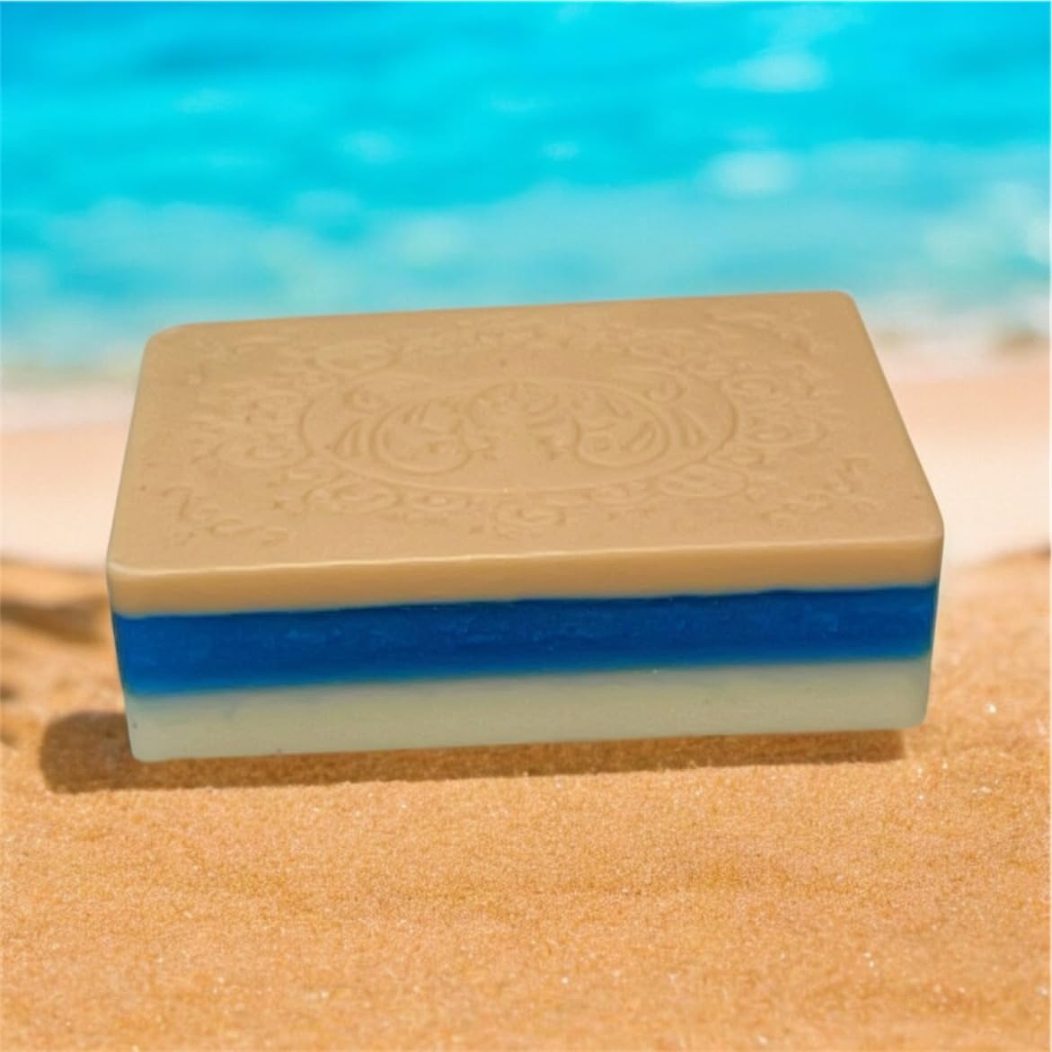 Ocean Breeze Handmade Soap - Natural Coconut & Sea Salt Bar Soap for Dry Skin - Moisturizing Bath & Shower Soap for Men & Women - Perfect for Spa Day, Gift Sets & Relaxation