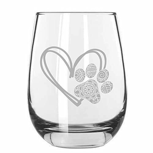 Paw Sketch Heart 2