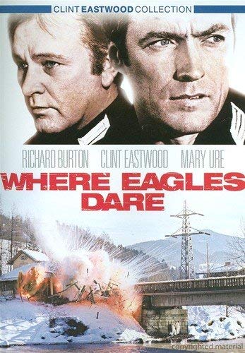 Where Eagles Dare DVD by Warner Home Video - Classic WWII Action Movie for Home Theater & Movie Nights