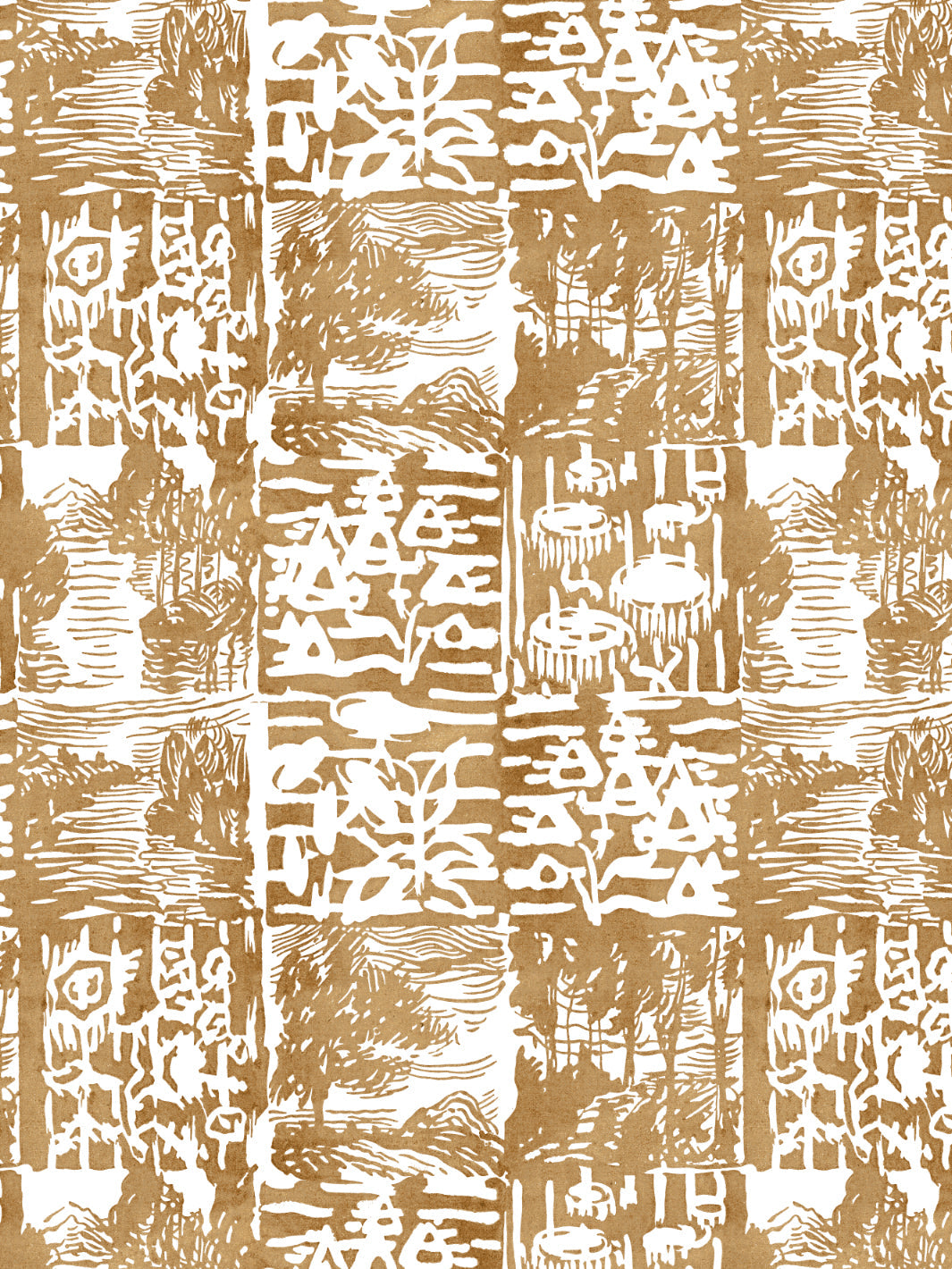 Checkerboard Block Print Wallpaper by Chris Benz – Premium Leather Texture – Perfect for Living Room, Bedroom & Office Decor