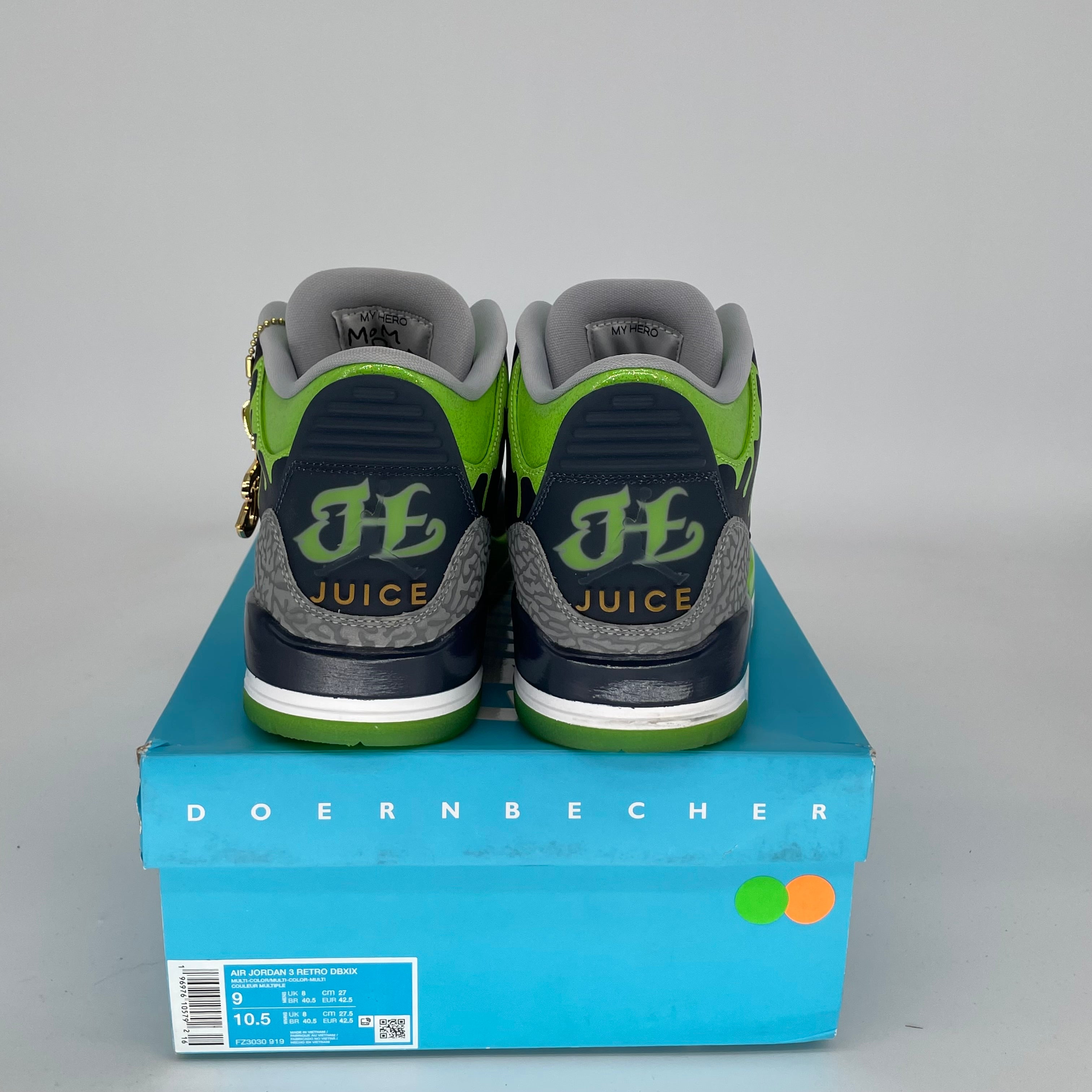 Original Title: AIR JORDAN 3 DOERNBECHER HUGO SIZE 9 FZ3030 919   Optimized Title: **Authentic Air Jordan 3 Doernbecher Hugo - Size 9 Men's Basketball Shoes (Style: FZ3030-919) - Limited Edition Sneakers for Collectors & Streetwear Fashion**    Usage Scenarios: **Perfect for Sneaker Collectors, Basketball Games, and Urban Street Style**