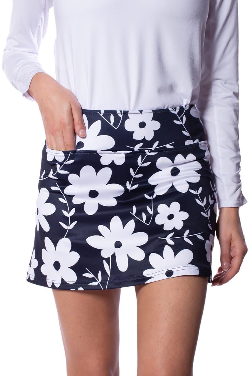 GOLFTINI Printed A-Line Skort 16.5