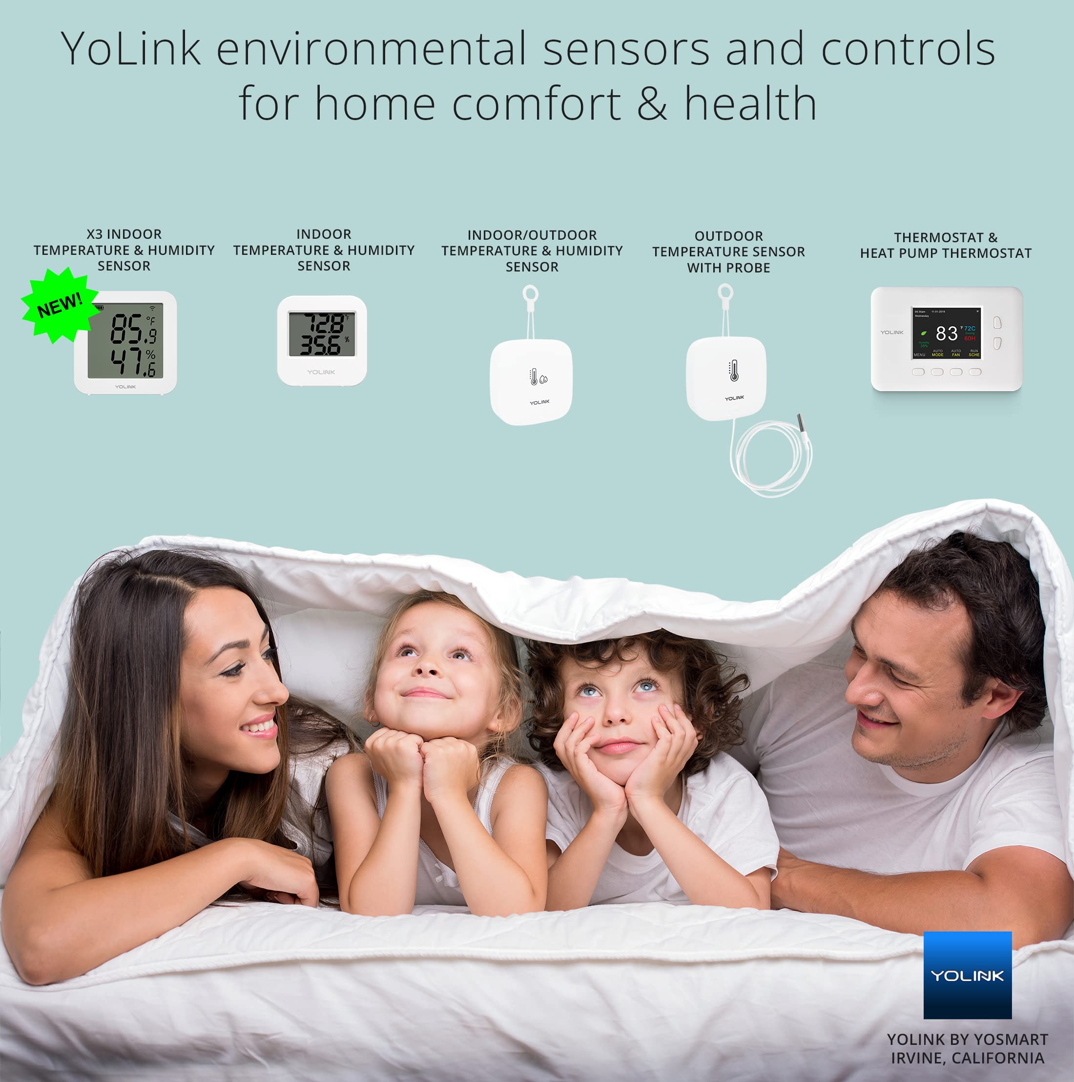 Smart Wireless Temperature & Humidity Sensor for Freezer & Fridge Monitoring - Wide Range, Real-Time Alerts | Ideal for Home, Restaurant & Laboratory Use