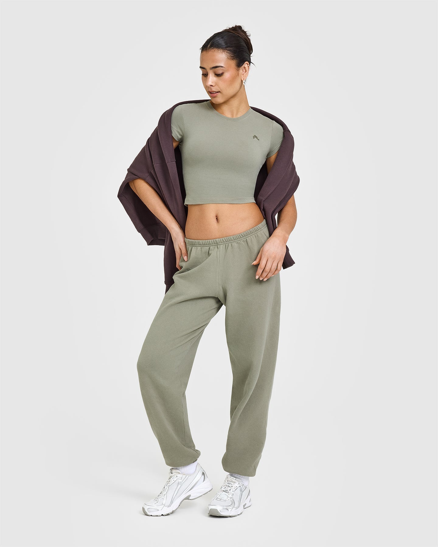 Mid Weight Joggers for Men & Women | Soft Sage Green Comfortable Lounge Pants - Perfect for Running, Yoga, and Relaxing at Home