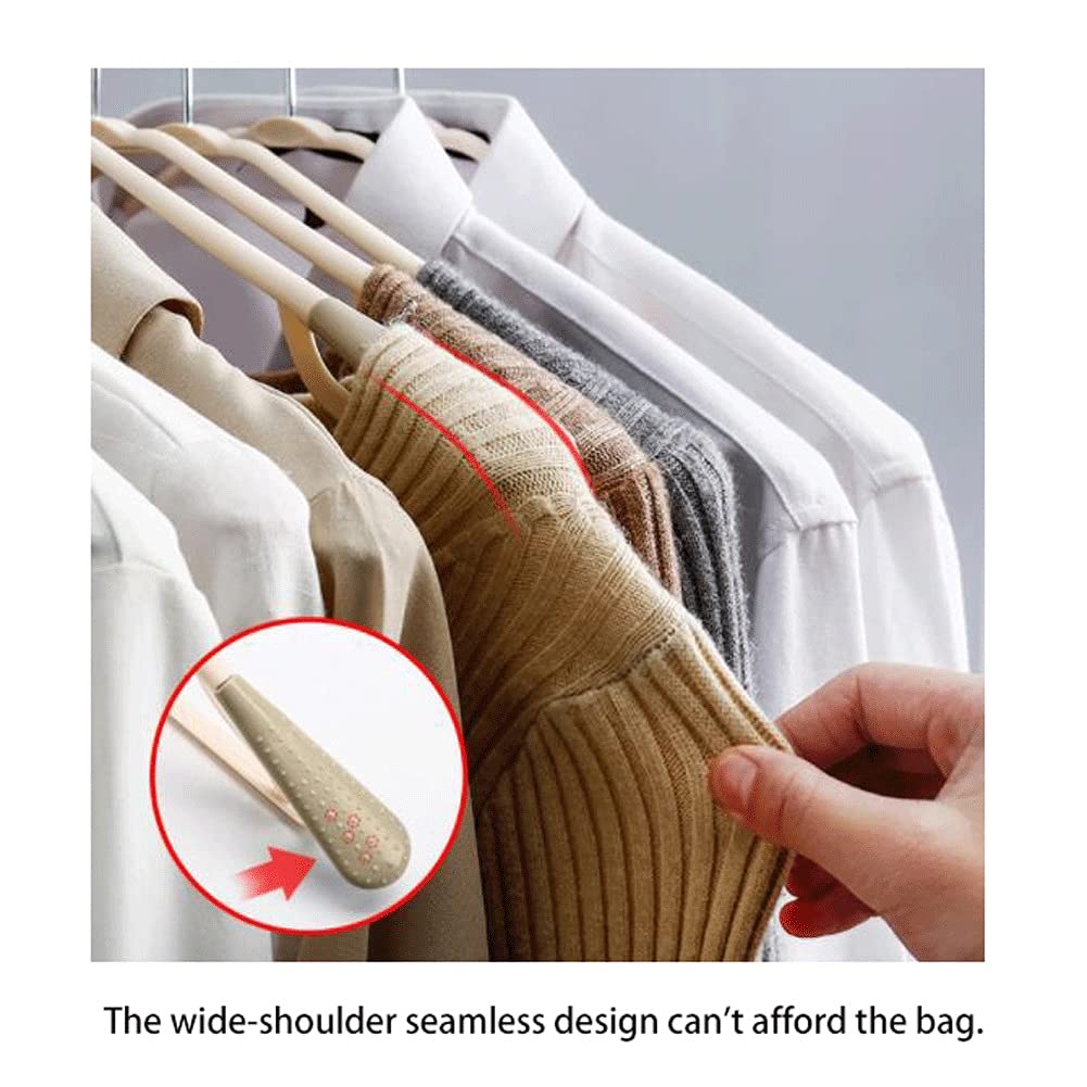 20 Pack Multi-Colored Non-Slip Coat Hangers - Space Saving Closet Organizers for Jackets, Dresses & Pants - Heavy Duty No Mark Clothes Hooks for Home, Office & Dorm Organization
