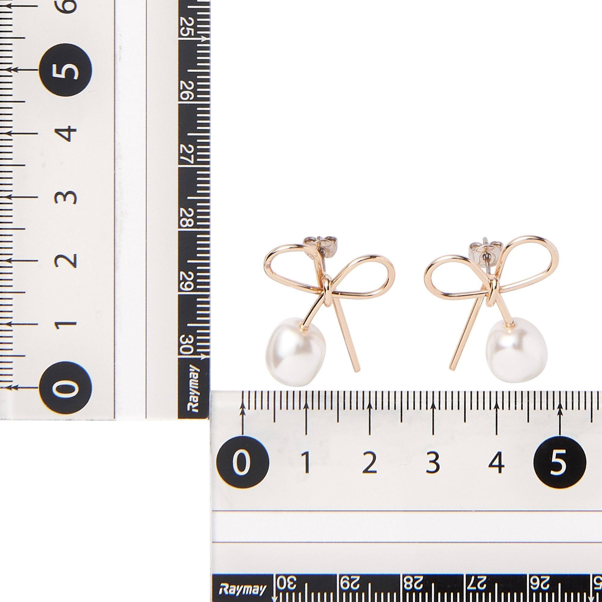 Mia Pierce Pearl Ribbon Hair Accessory - Elegant Pearl Hair Clip for Women & Girls - Perfect for Weddings, Parties & Special Occasions