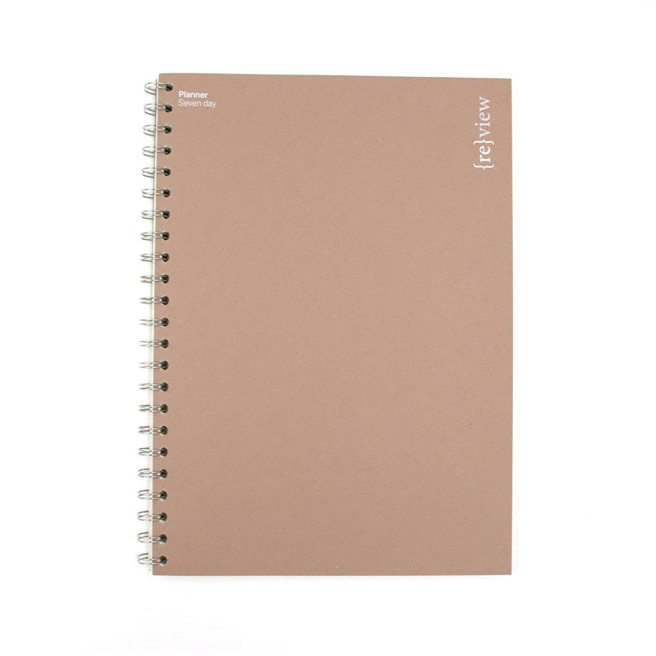 Coffeenotes Planner A4 7-Day Almond Weekly Planner - Premium Productivity Notebook for Work & Study - Perfect for Office, School & Daily Organization