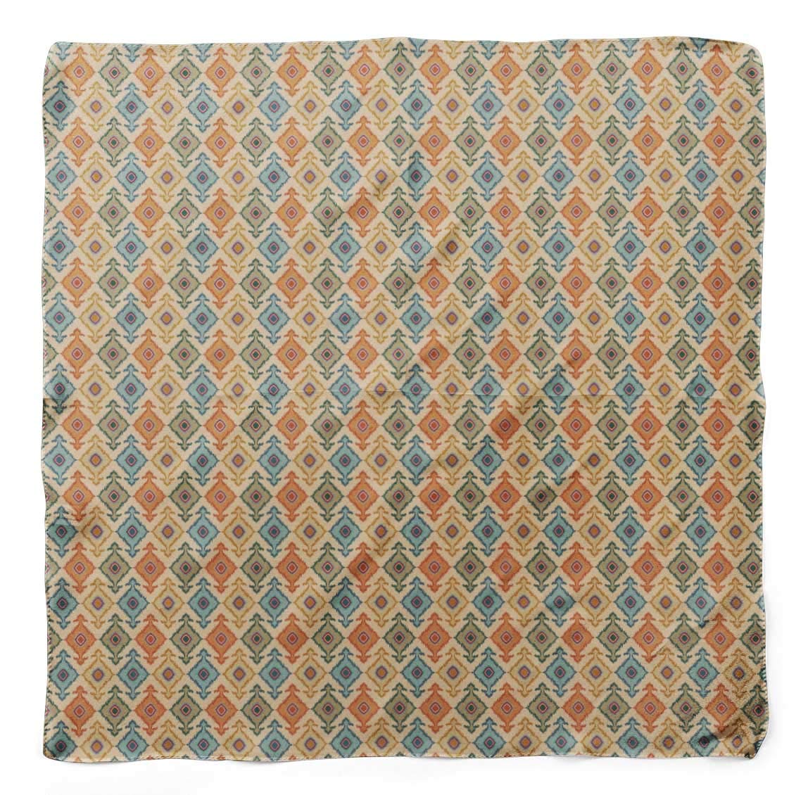 Bimba Pure Silk Printed Head Bandanas & Neck Scarves for Women - Soft Summer Fashion Accessory for Hair, Beach, Yoga, and Outdoor Activities