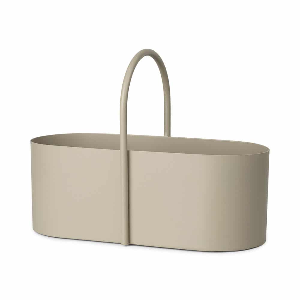 FERM LIVING Grib Toolbox Organizer - Stylish Storage Caddy for Makeup, Bathroom & Office Supplies | Premium Cashmere Design | Perfect for Vanity, Countertop & Desk Organization