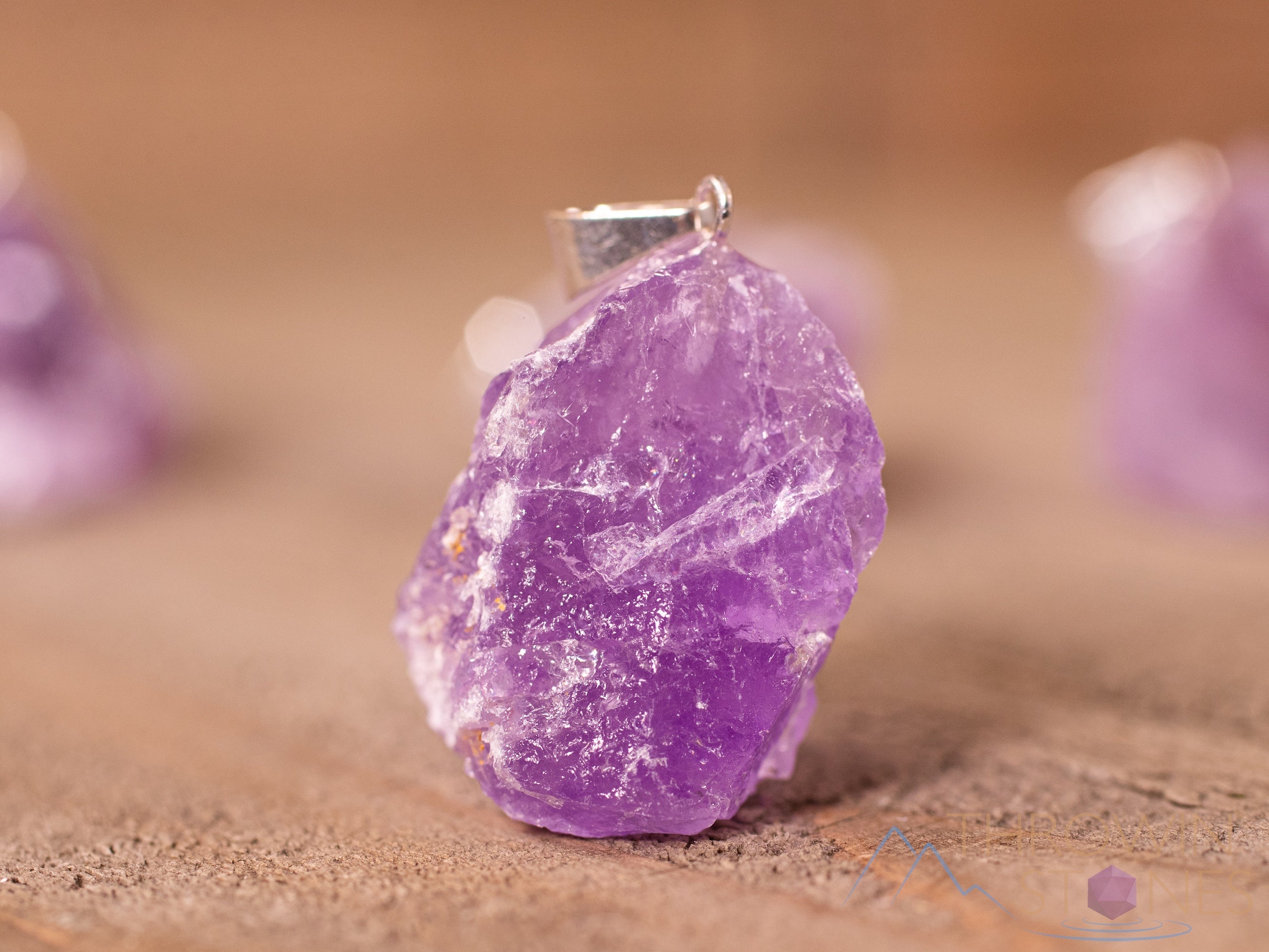 Raw AMETHYST Crystal Pendant Necklace - Natural Healing Stone, February Birthstone Jewelry, Handmade Spiritual Gift for Women - Perfect for Meditation, Energy Cleansing & Chakra Balancing