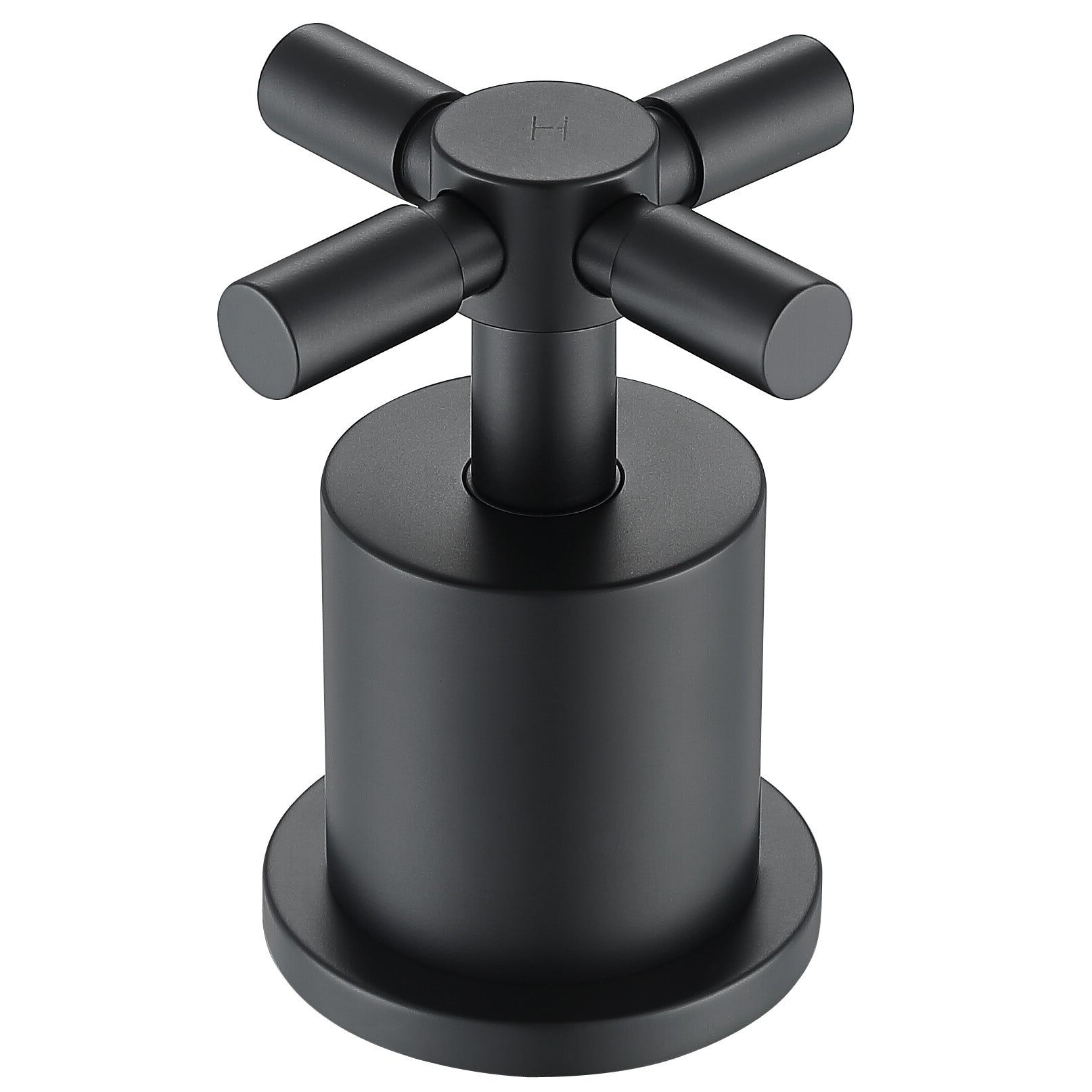 Ancona Prima 3 Widespread Double Handle Bathroom Faucet in Matte Black - Modern Matte Black Bathroom Sink Faucet for Vanity, Powder Room & Guest Bath - Easy Installation & Durable Finish