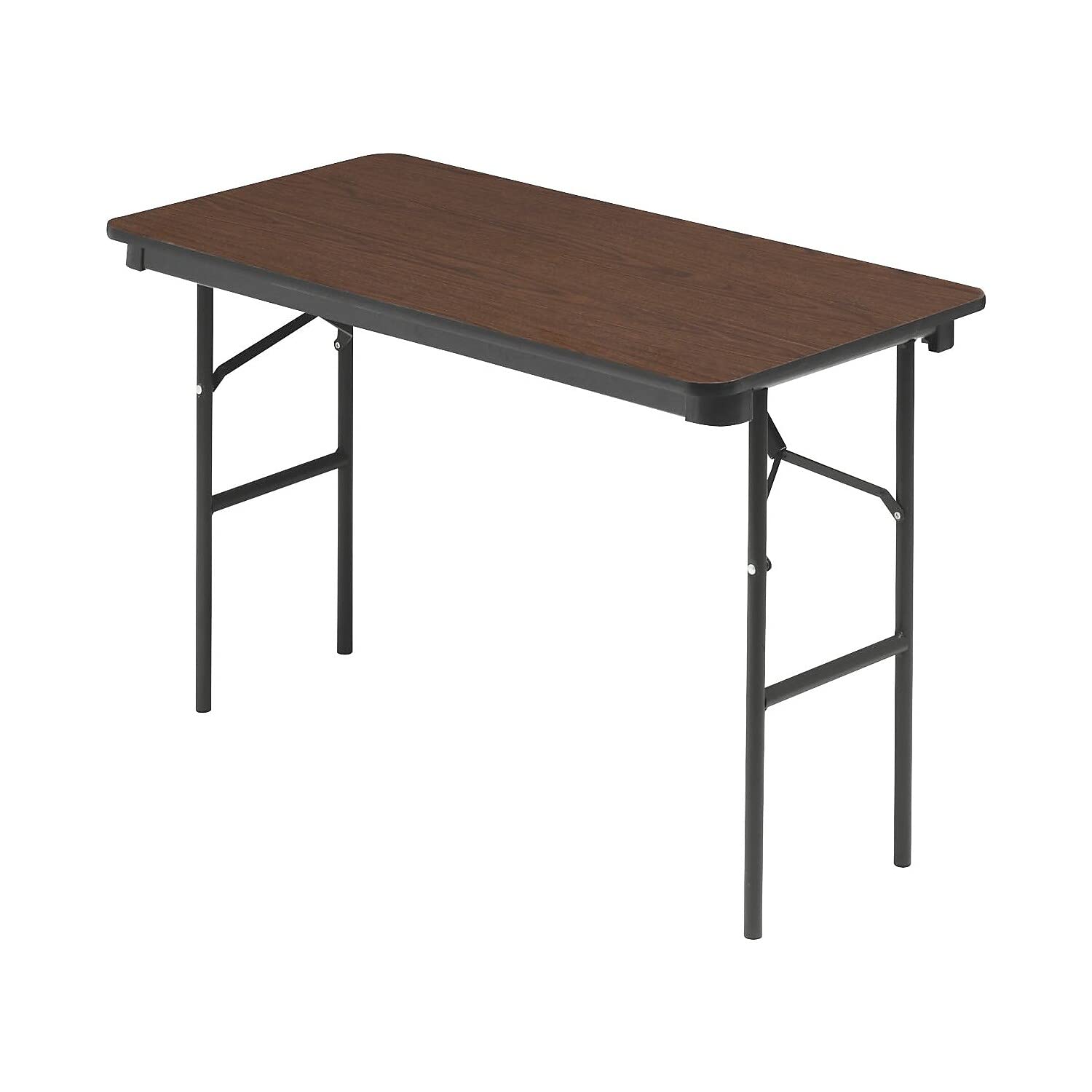 Affordable Iceberg Economy Wood Laminate Folding Table - Lightweight & Durable for Home, Office, Camping, and Outdoor Events