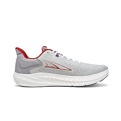 M Torin 7 Running Shoes - Lightweight Gray & Red Athletic Sneakers for Men - Perfect for Jogging, Gym Workouts and Daily Wear