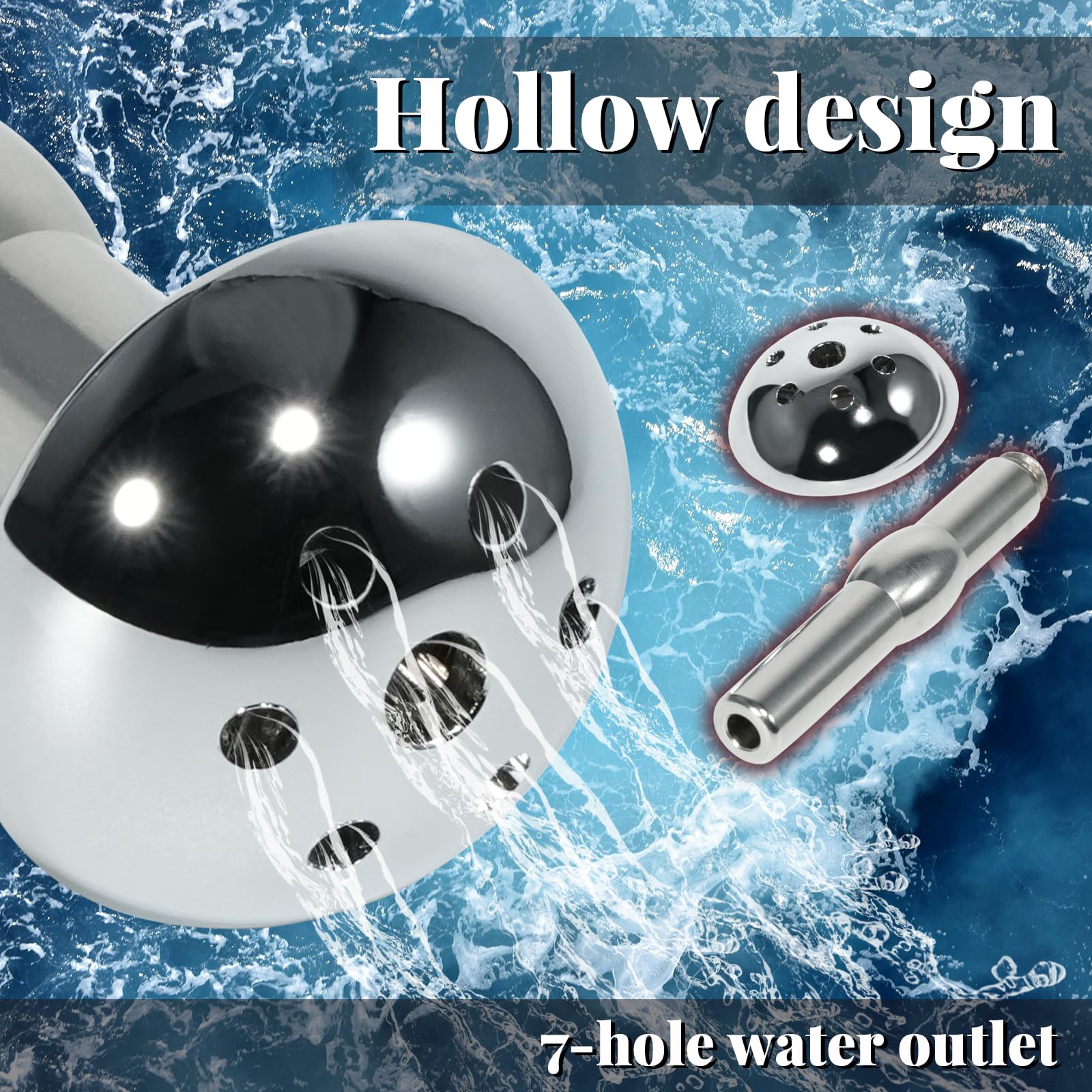 Stainless Steel Hollow Urethral Sound Plug Catheter - 8mm Penis Expander for Male Masturbation & Sensual Play - Medical Grade Sex Toy for BDSM & Adult Pleasure