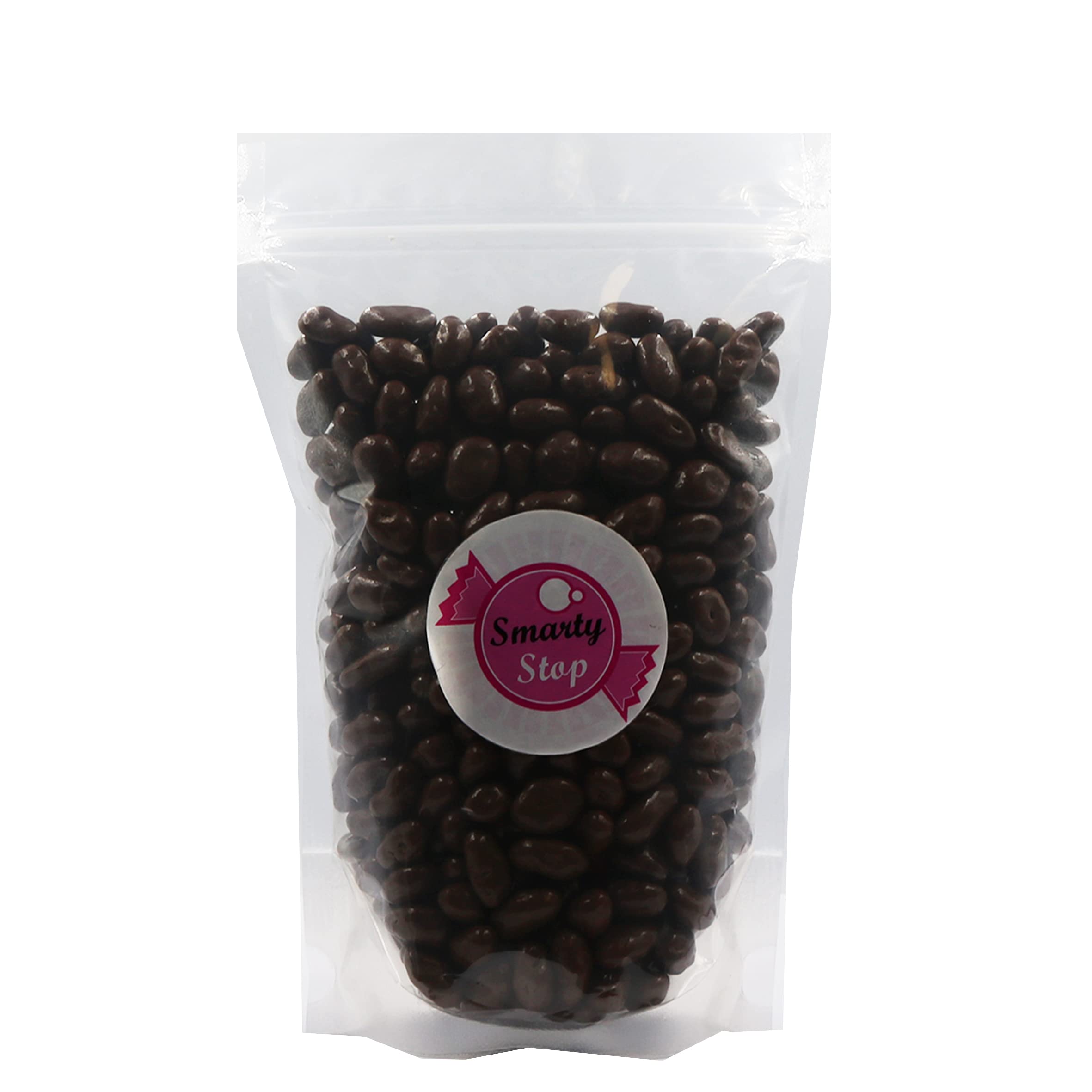 Smarty Stop Milk Chocolate Covered Raisins - 1 Pound Bag (Pack of 1) | Premium Chocolate Snacks for Parties, Gifts & Healthy Desserts | Kosher, Non-GMO & Gluten-Free Treats
