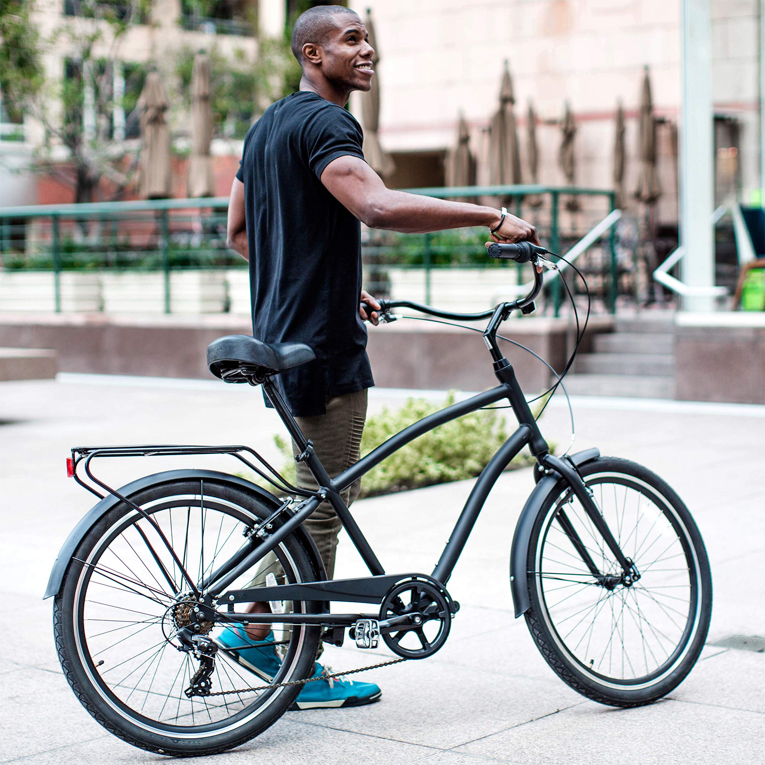 Sixthreezero EVRYjourney Men's Hybrid Cruiser Bike - Comfortable & Stylish for Commuting, Leisure Rides & Beach Cruising