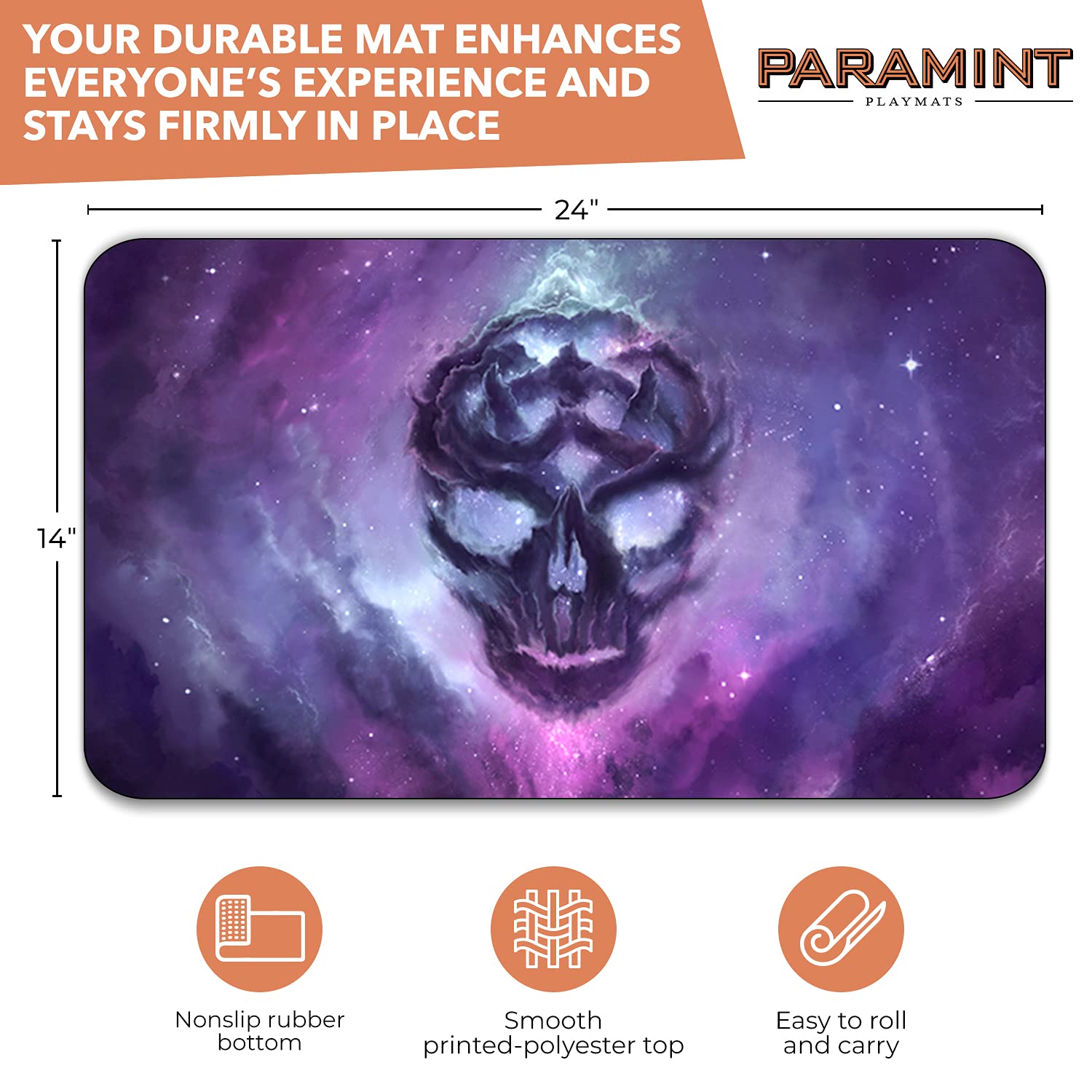Swamp Ethereal Mana Stitched MTG Playmat - Magic The Gathering Compatible Gaming Mat for MTG, YuGiOh & TCG - Premium Original Art Playmat Accessories - Perfect for Tournaments, Game Nights & Collectors