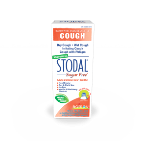 Boiron Stodal Sugar-Free Cough Syrup - Vanilla Blackberry Flavor, 200ml | Natural Homeopathic Relief for Dry & Tickly Coughs | Day & Night Use for Adults & Kids