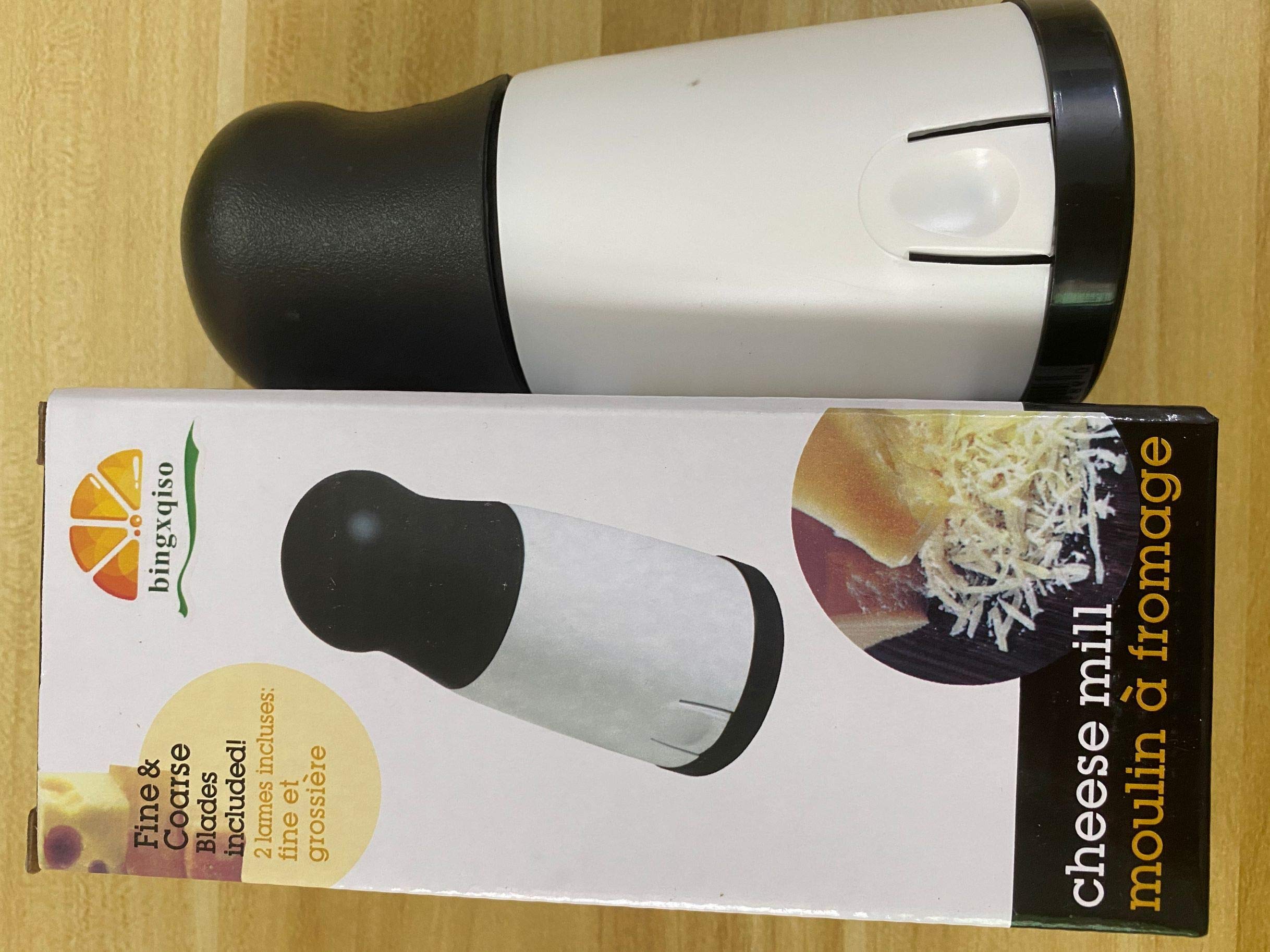 Premium Stainless Steel Cheese Grater - Heavy Duty Handheld Cheese Mill & Cutter for Parmesan, Mozzarella - Perfect for Cooking, Baking, Salad Prep & Dinner Table Use