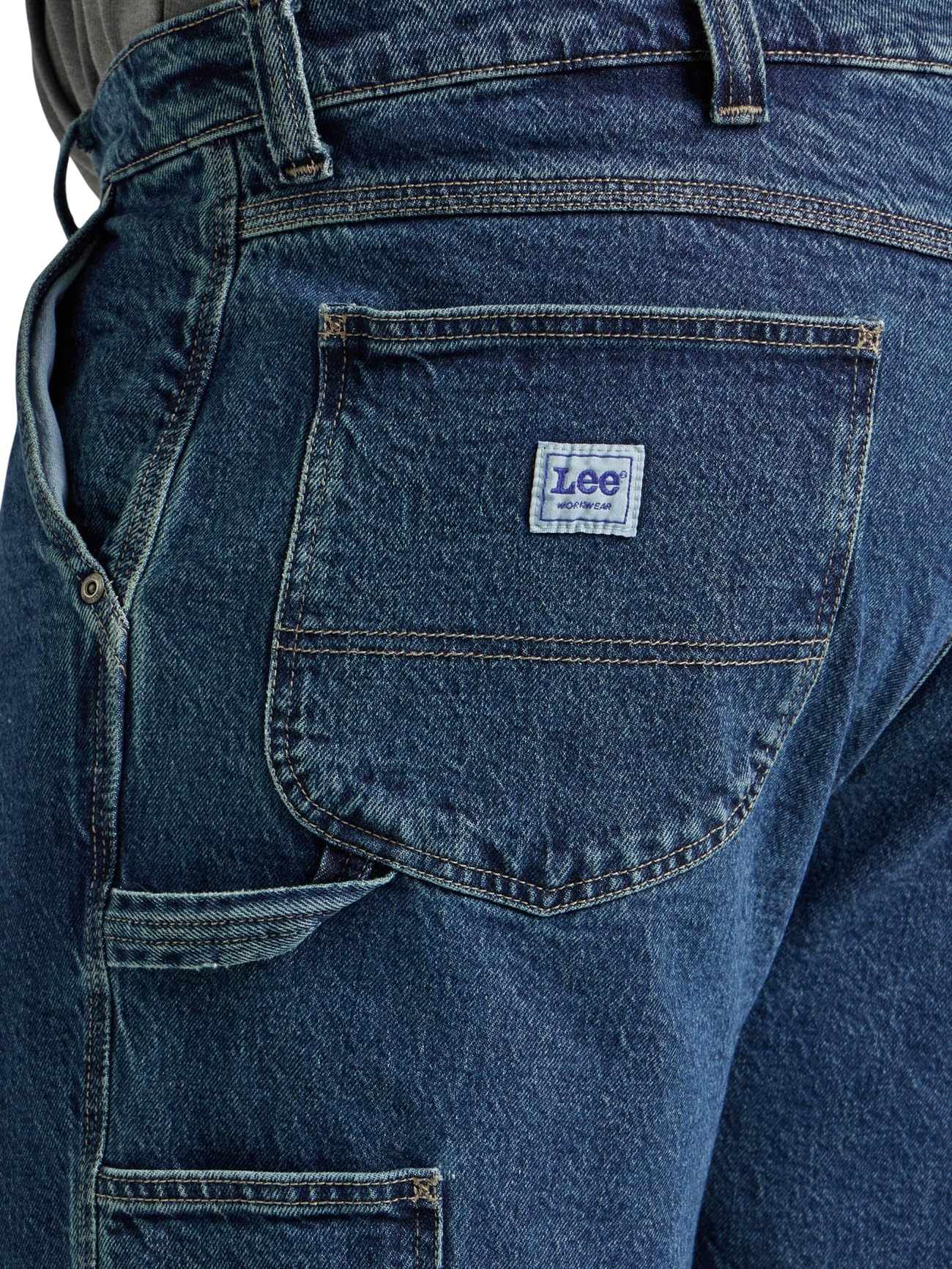 Lee Men's Big & Tall Legendary Workwear Carpenter Jeans - Durable Denim Pants for Construction, Farming & Outdoor Work