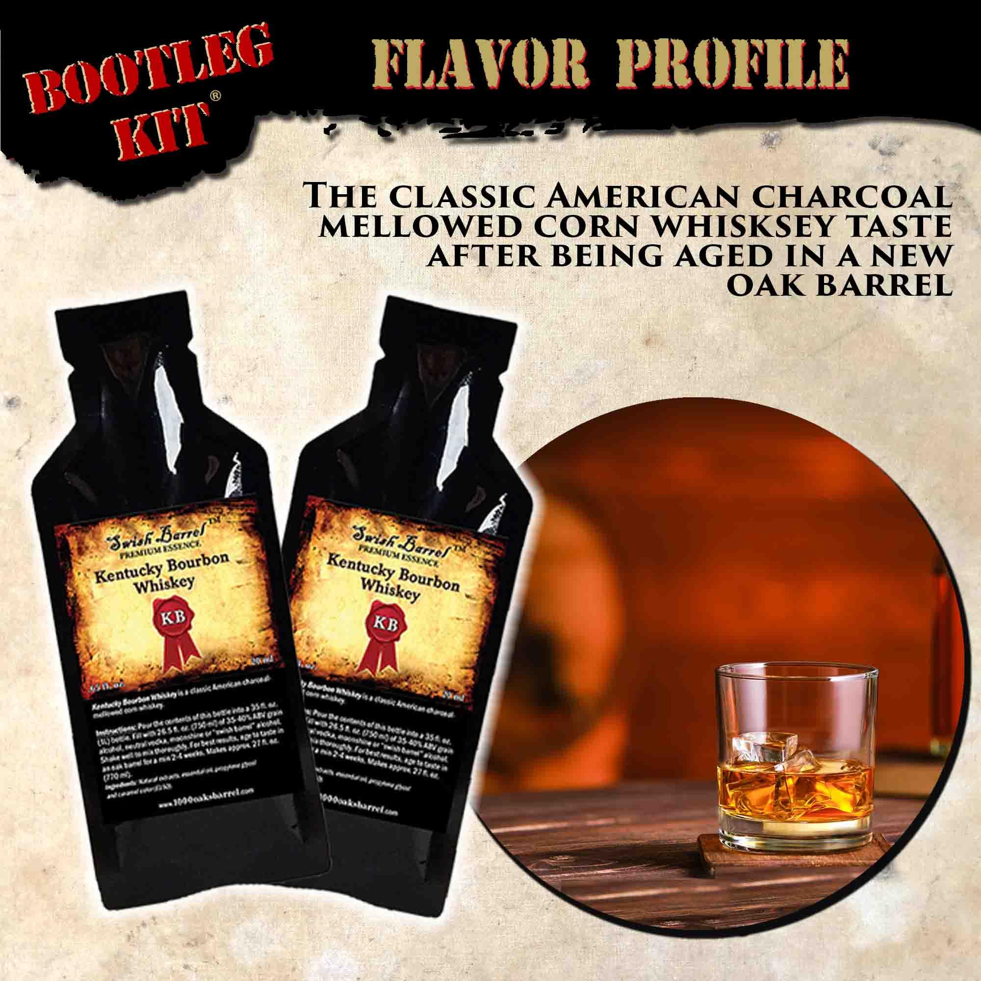 3L Kentucky Bourbon Whiskey Making Kit with Mini Oak Barrel - Complete Cocktail Aging Set Includes Wood Stand, Spigot & Flavoring Essence - Perfect Whiskey Barrel Gift for Men & Home Bar Enthusiasts - Ideal for Home Brewing, Cocktail Crafting & Unique Bourbon Gifts